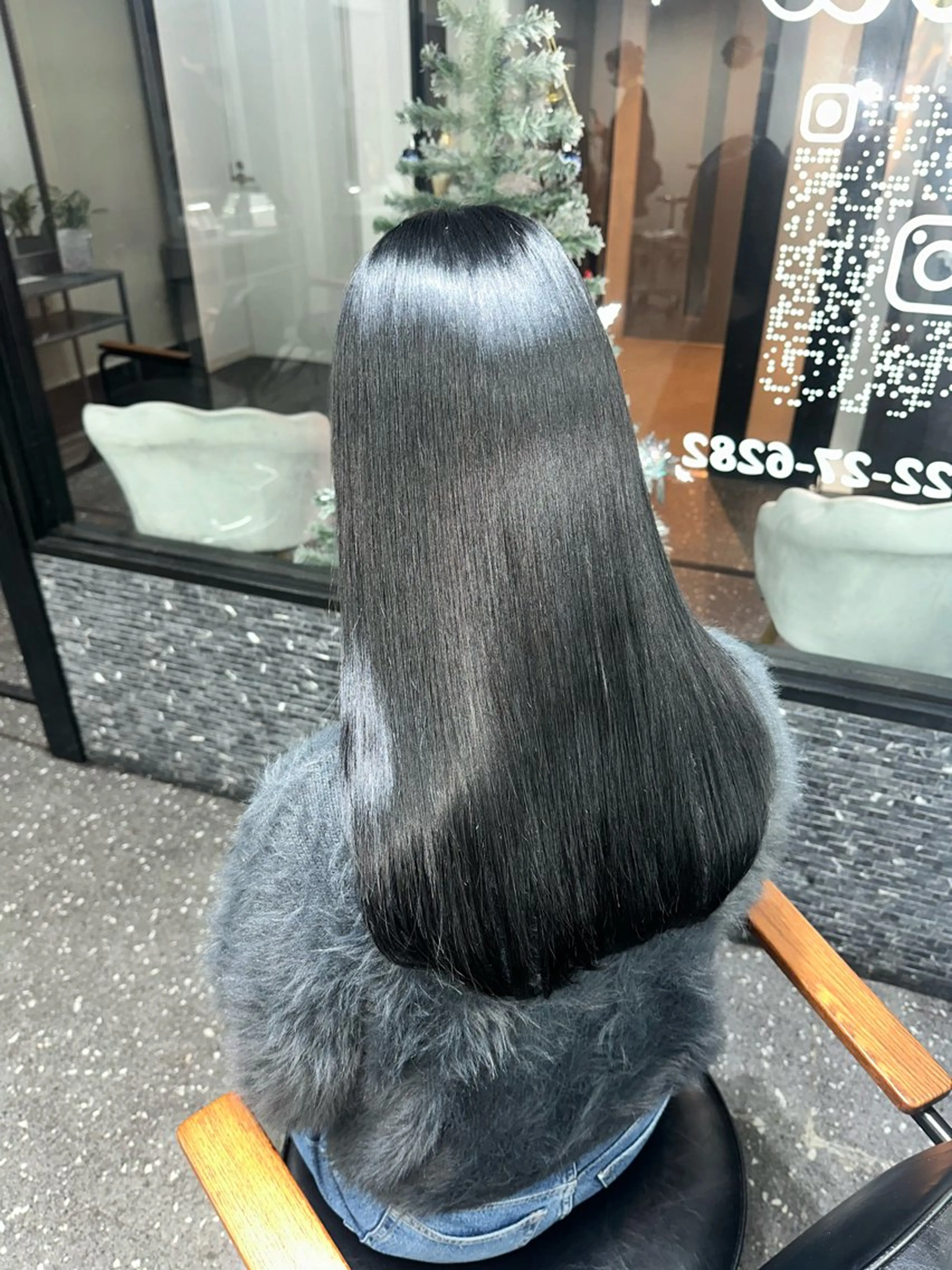 ロング カラー パーマ カット ヘアカラー 縮毛矯正 トリートメント 髪質改善⭐️縮毛矯正 中野⭐️Rinaのヘアスタイル