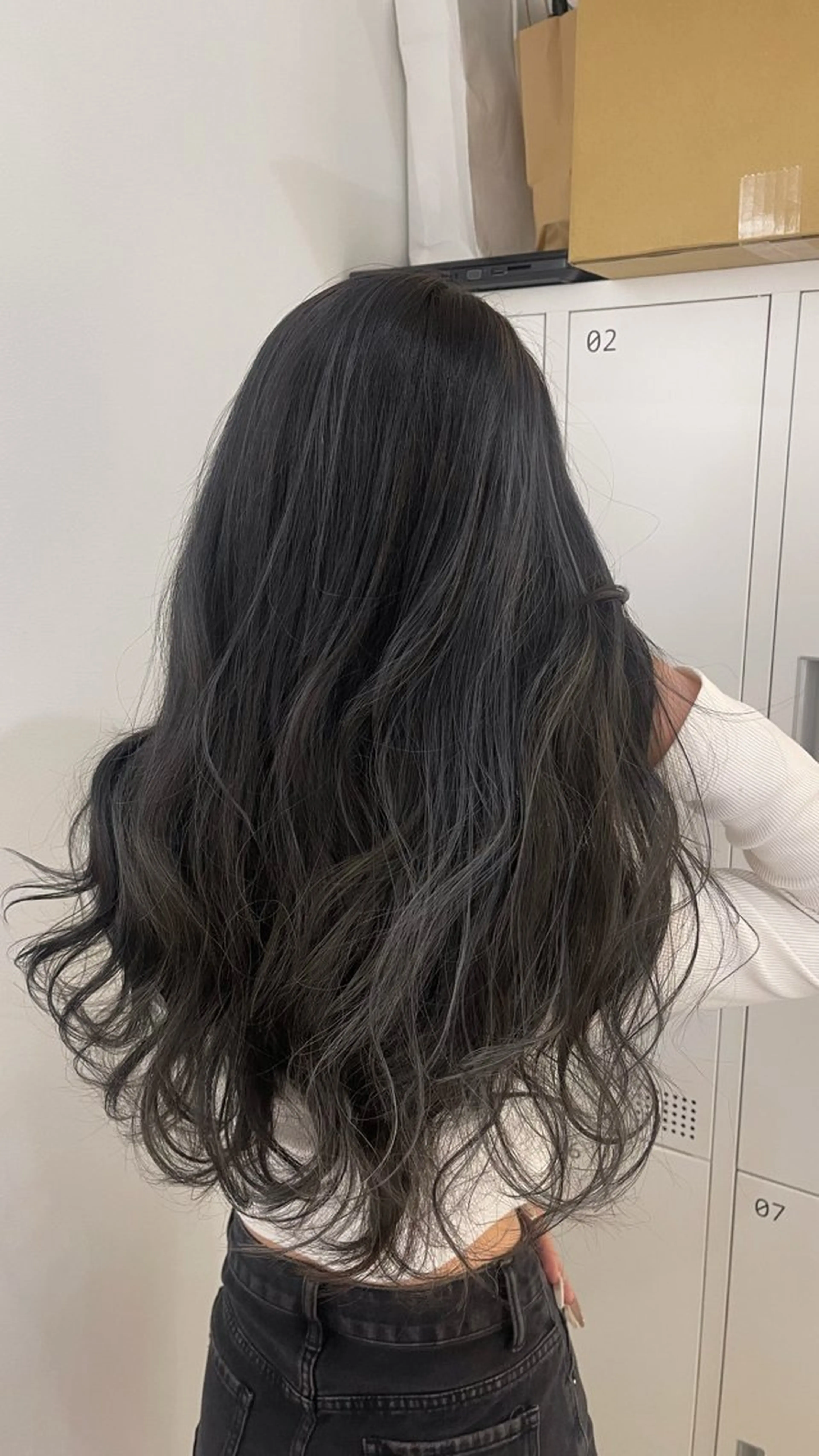 ロング unique 松原吹季のヘアスタイル