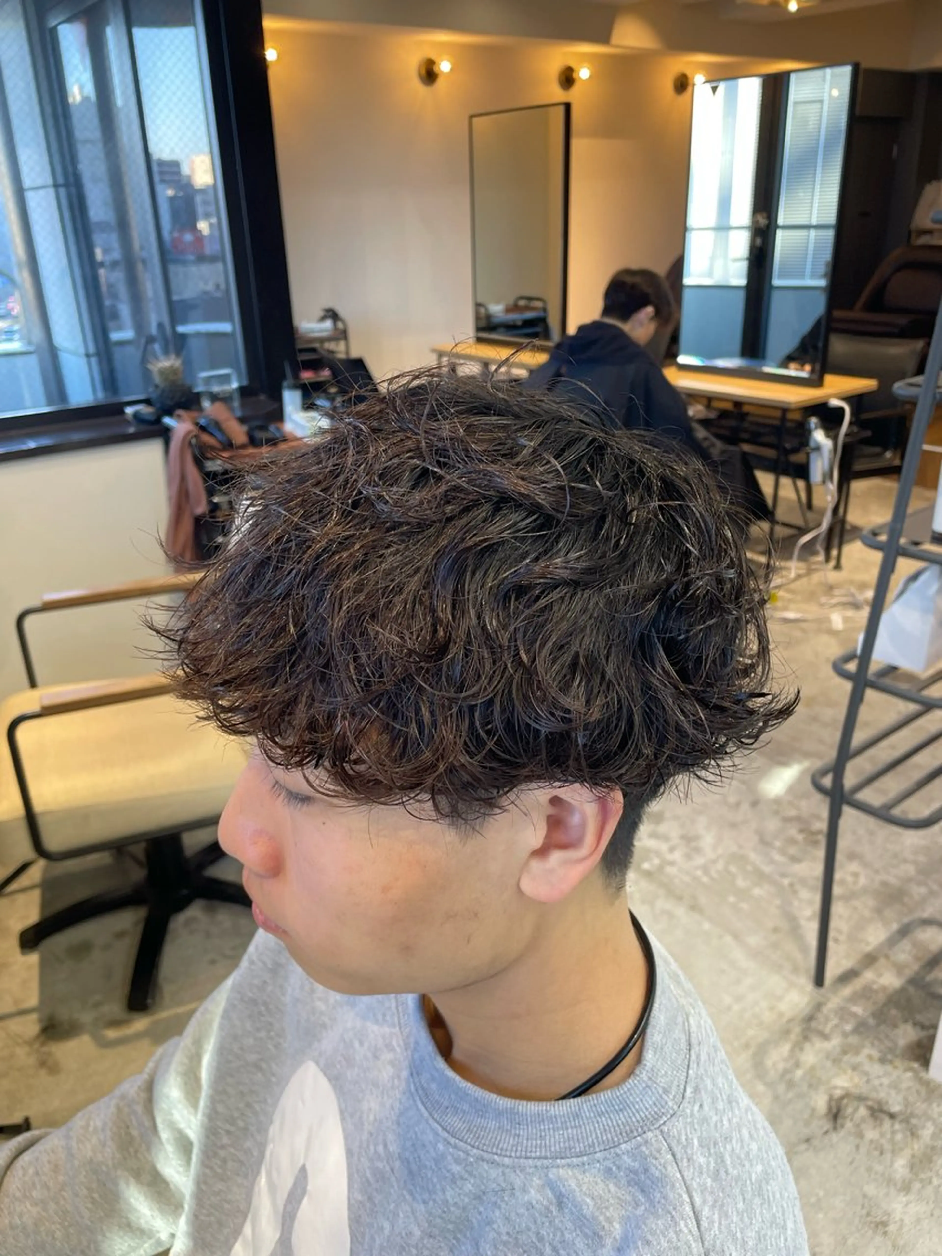 ショート メンズパーマ梅田 ・川副史晶のヘアスタイル