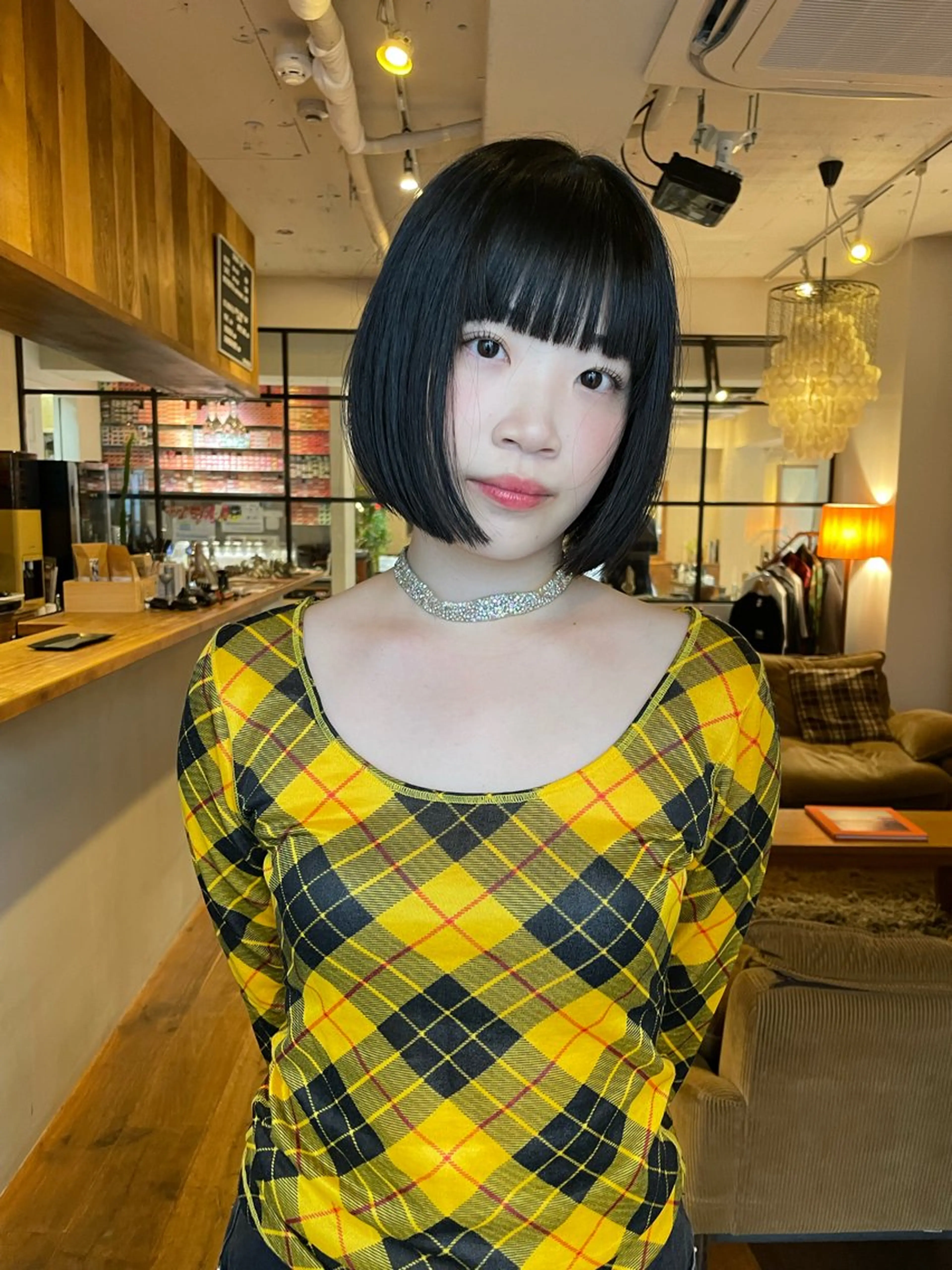 ショート ファッションに 溶け込むstyleのヘアスタイル