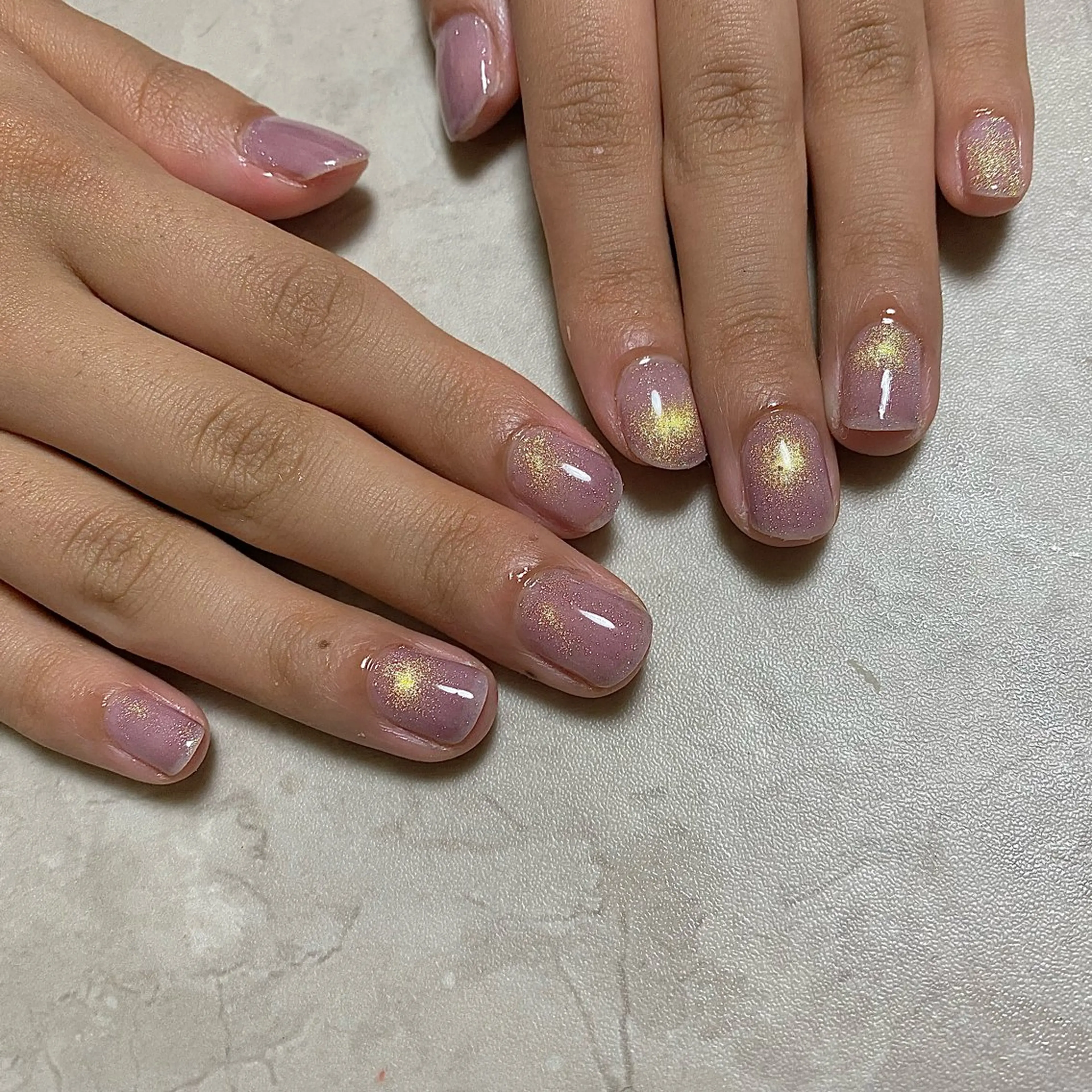 ネイル マグネットネイル パープル ネイルケアサロンChance(シャンス）所属・ネイルケアサロン Chanceのネイルデザイン