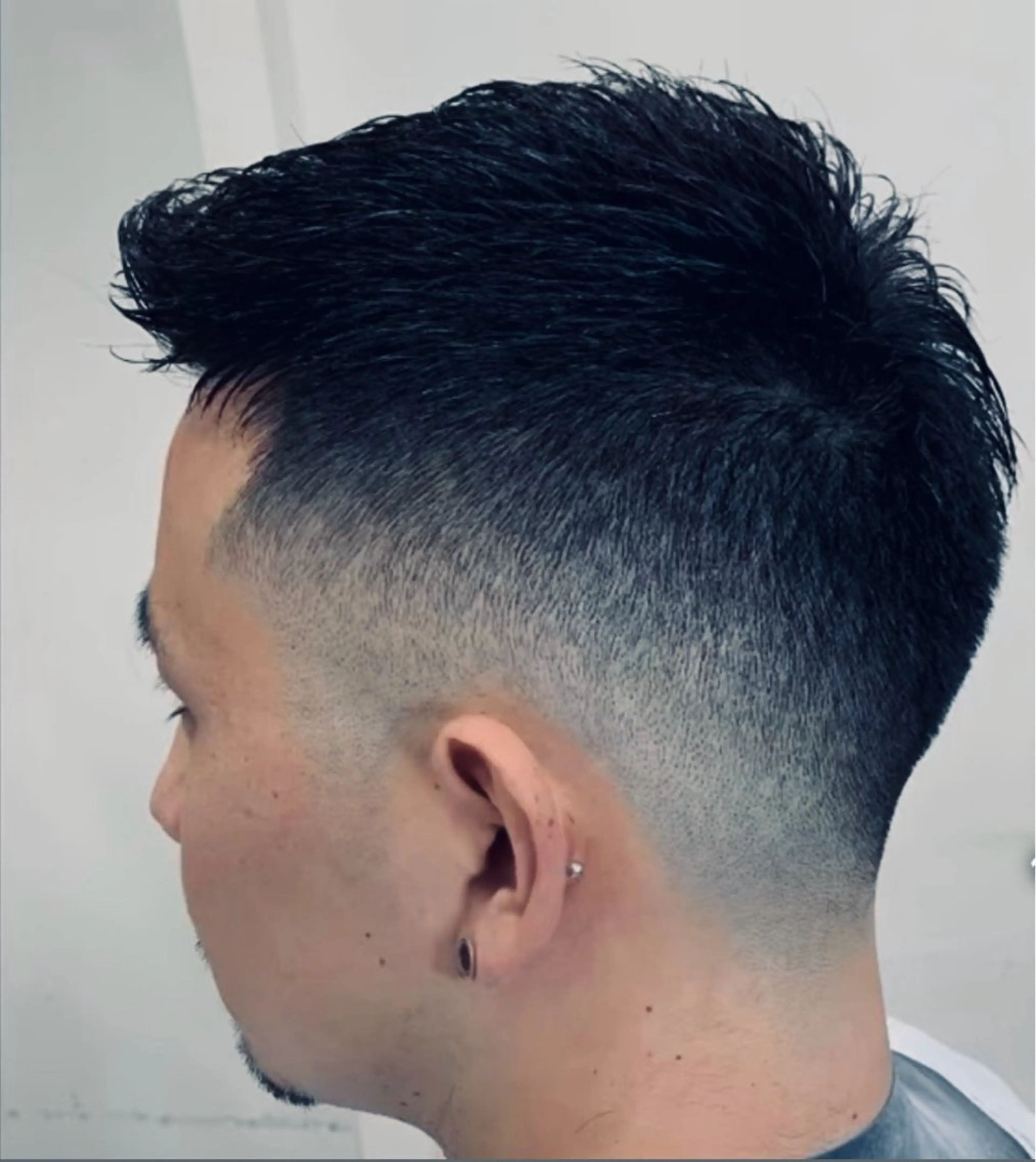 スキンフェード+シャンプー+ヘアセット(メンテナンスNG)の写真