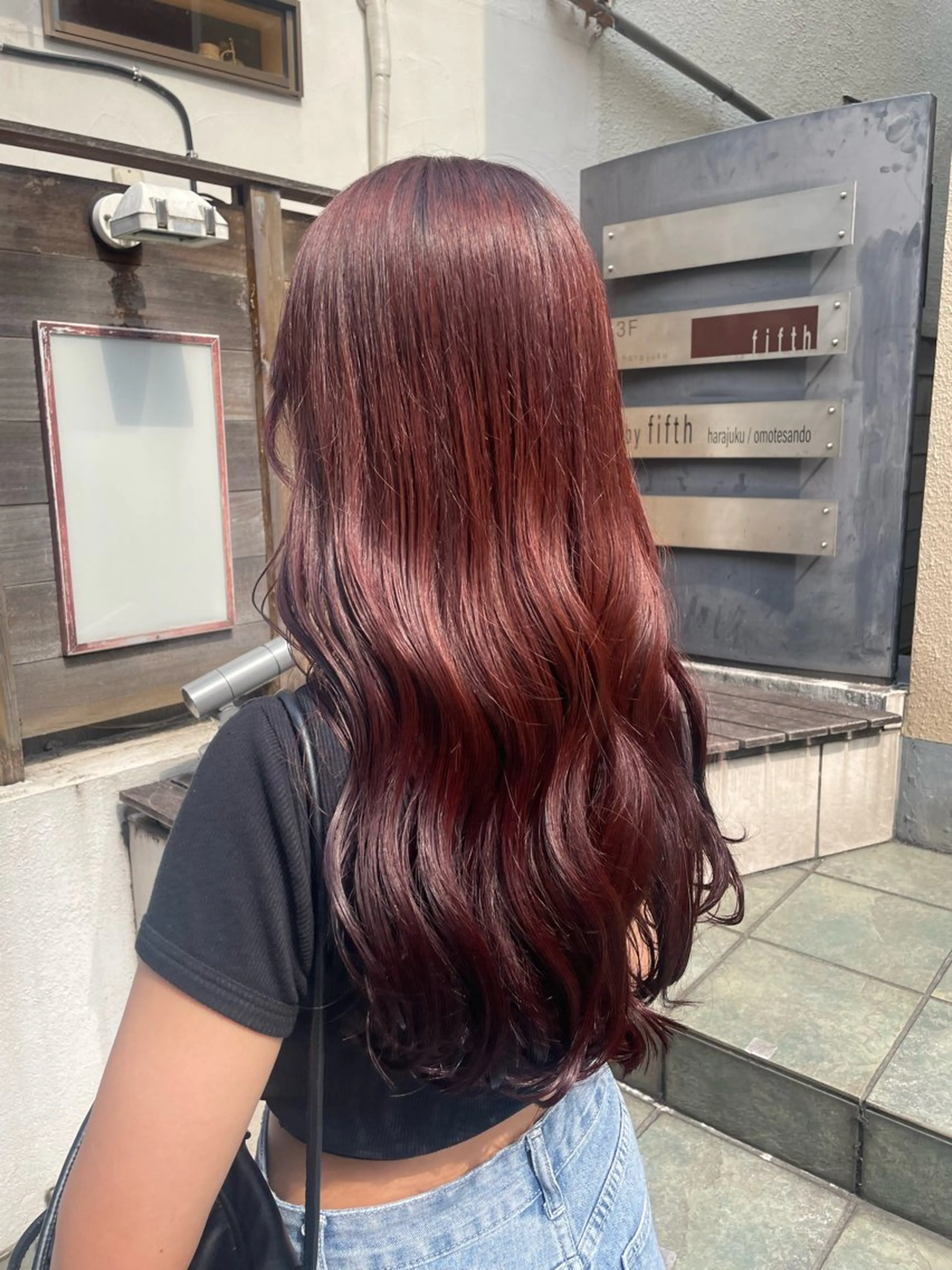 ロング カラー メンズパーマ特化 園田 楓莉のヘアスタイル