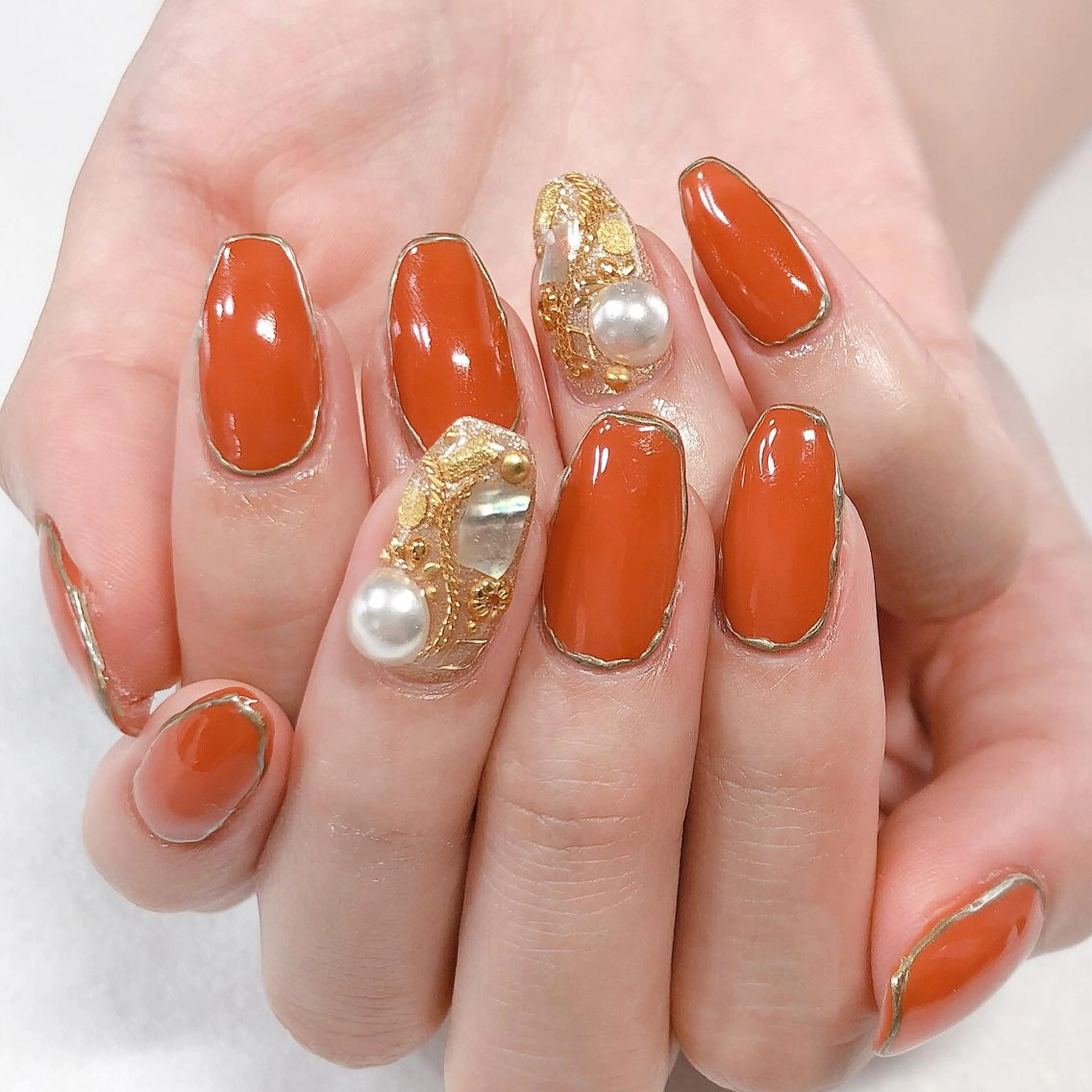 ネイル ジェルネイル 東 千夏のネイルデザイン