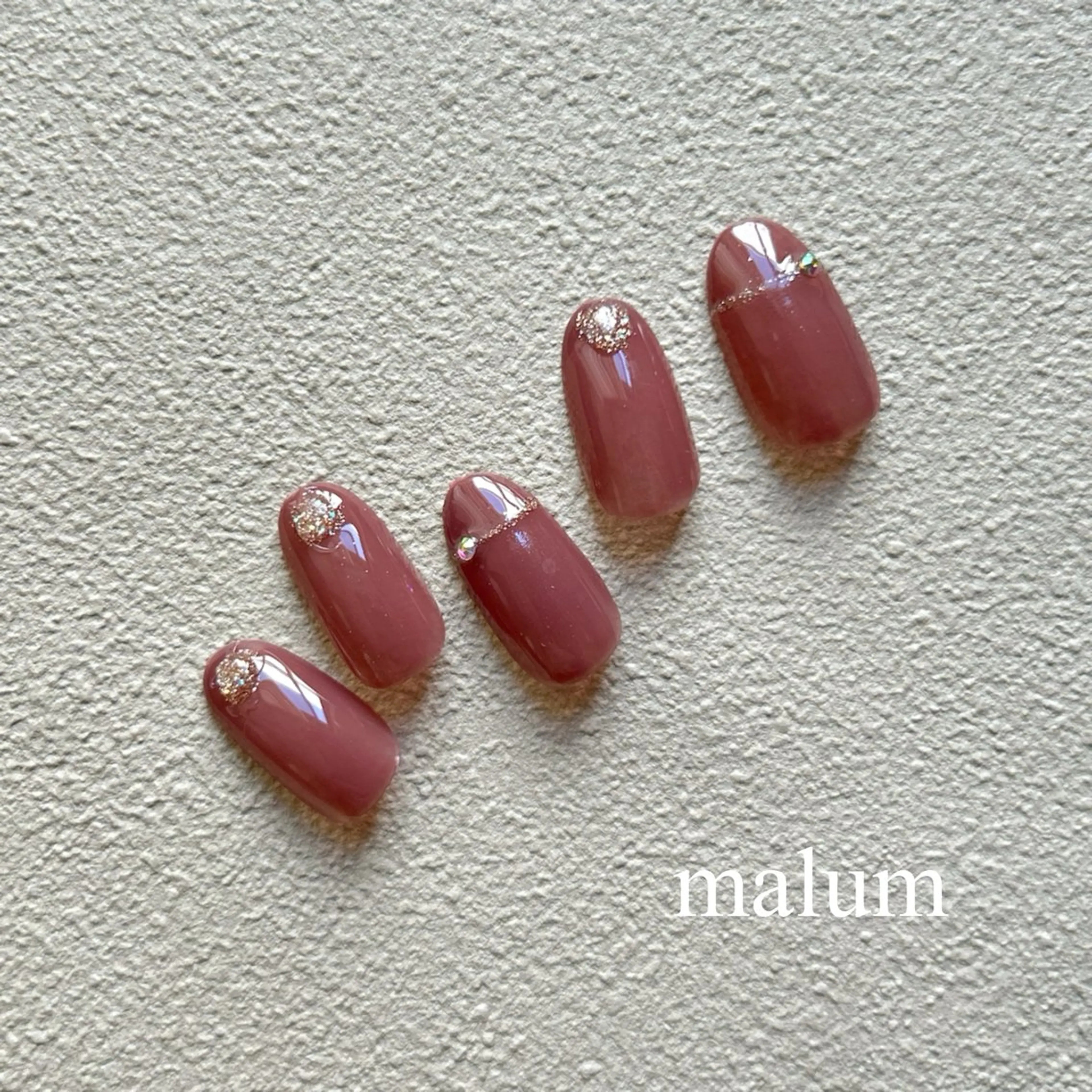 ネイル ハンドネイル malum nailのネイルデザイン
