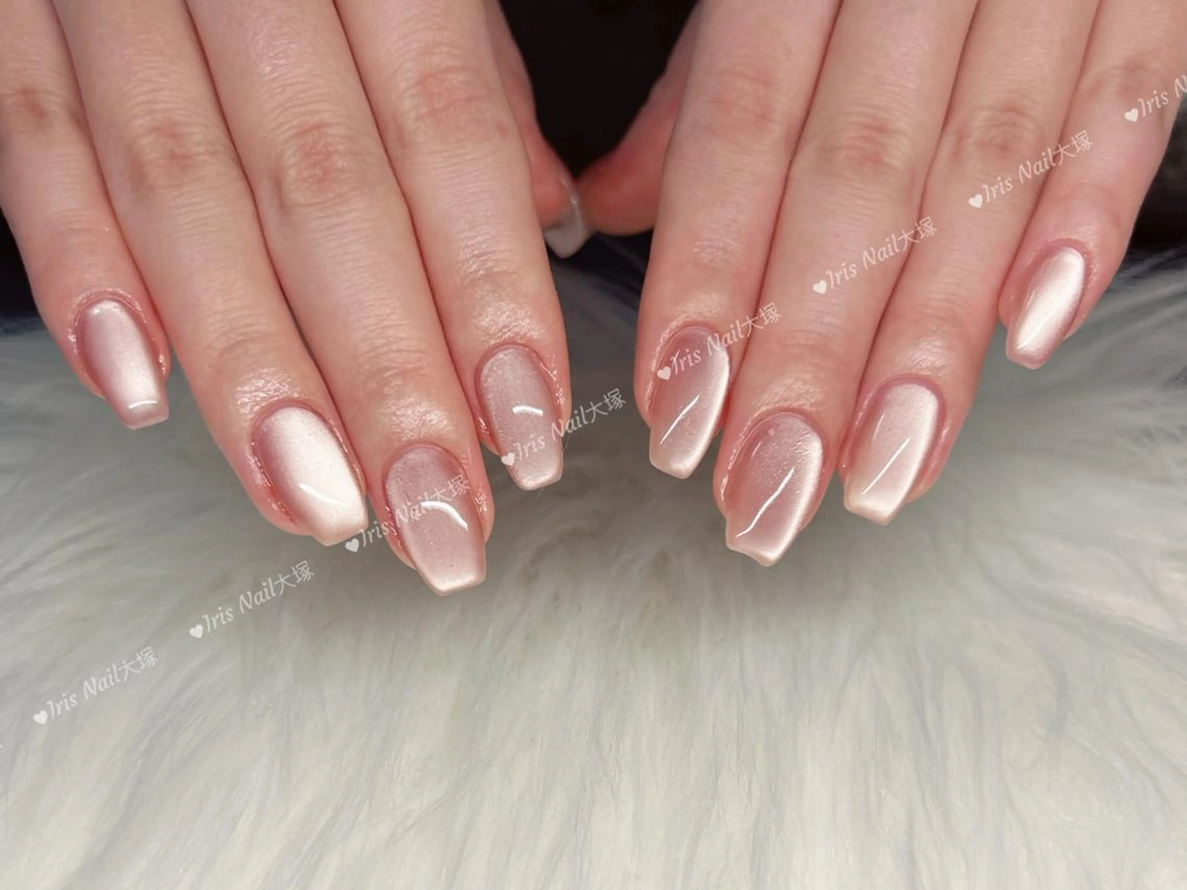 ネイル マグネットネイル オフィスネイル ハンドネイル ハンドケア 🍒IRIS Nail🌸のネイルデザイン