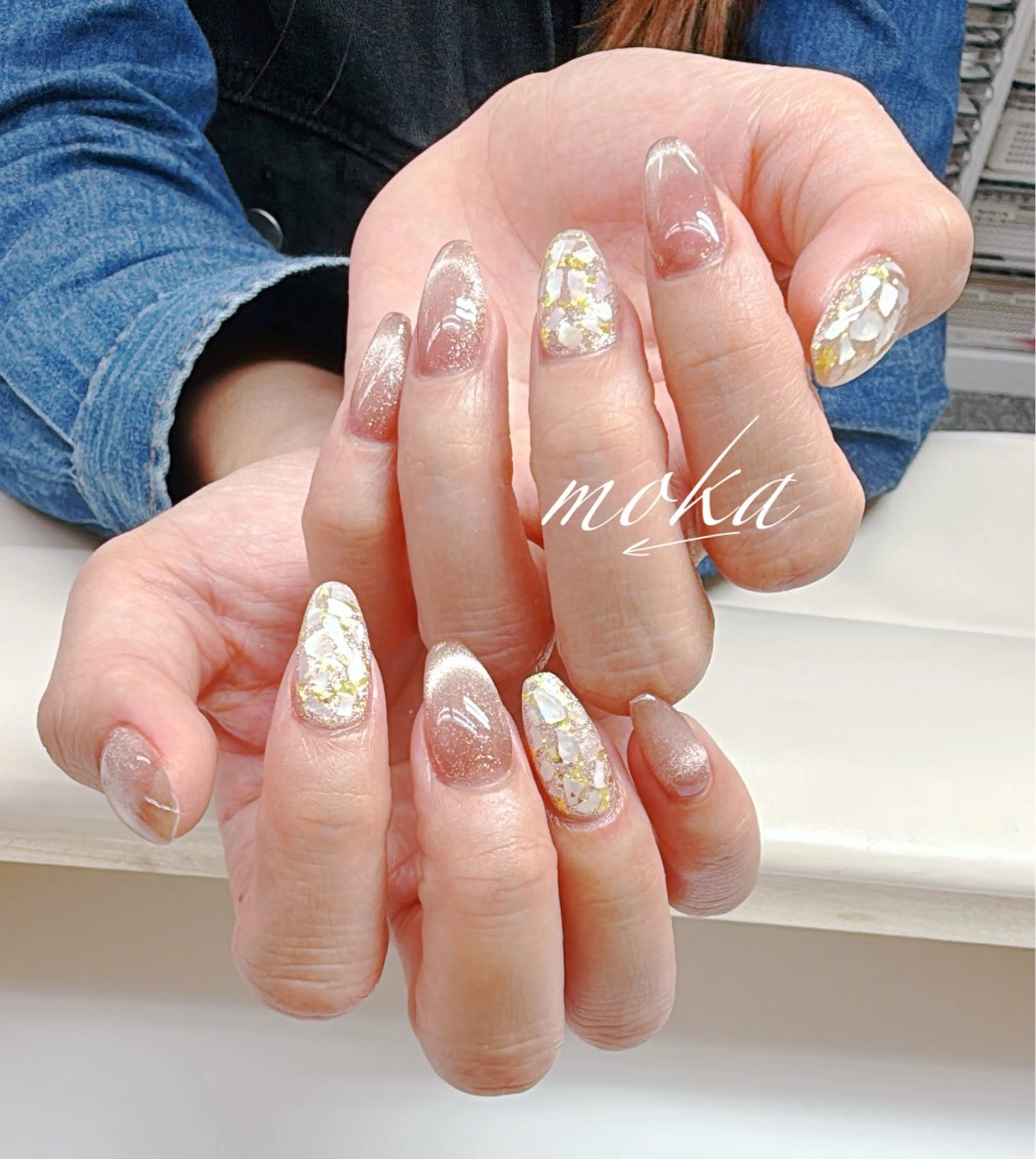 ネイル ハンドネイル ハンドケア 胡蝶蘭レディースサロ ンNailMOKAのネイルデザイン