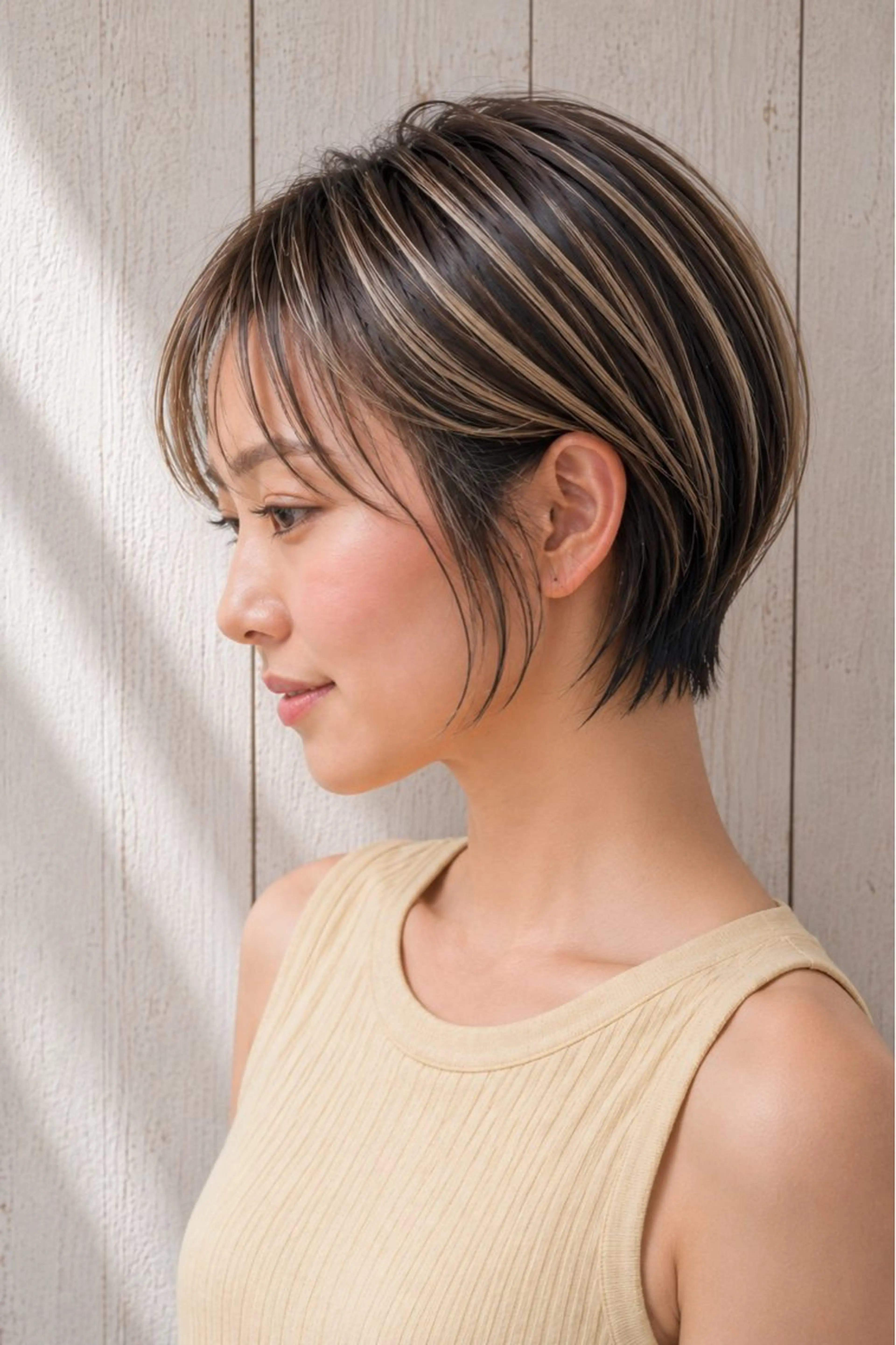 ショート hair＆life 9’sのヘアスタイル