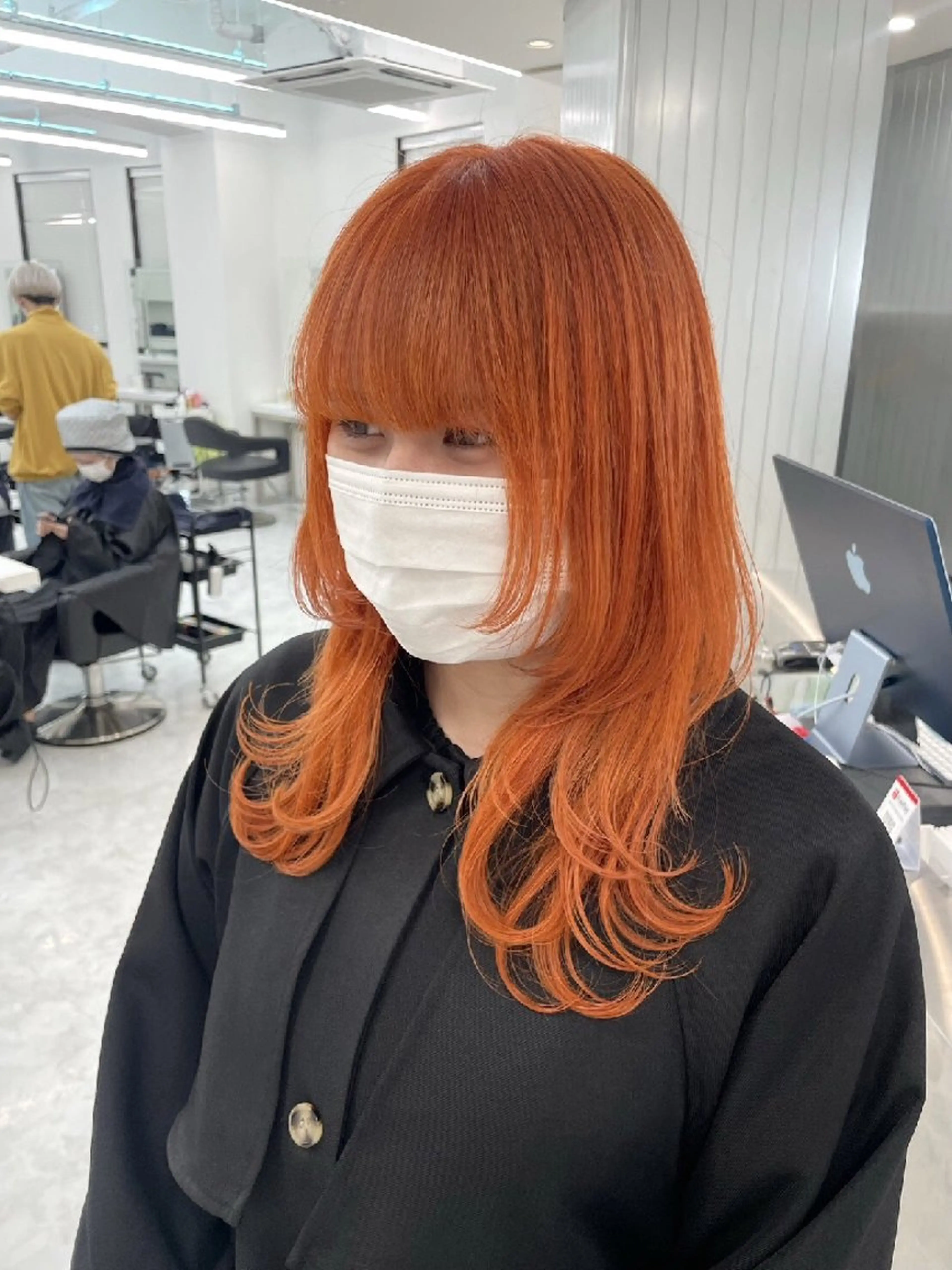 セミロング ヘアアレンジ カラー 🪞【公式】表参道 🪞knot🪞のヘアスタイル