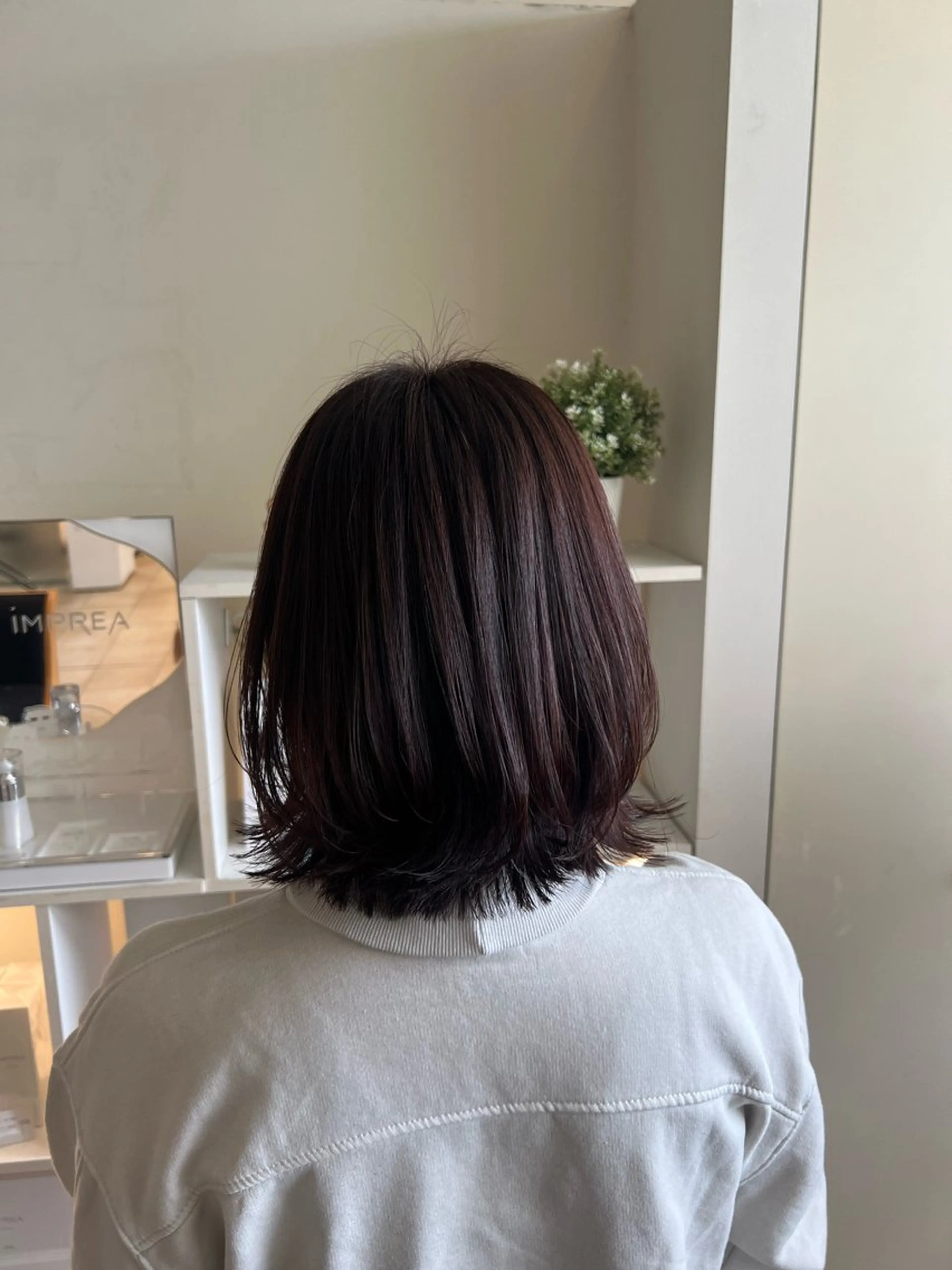 ミディアム ヘアカラー トリートメント 竹添 有梨沙のヘアスタイル