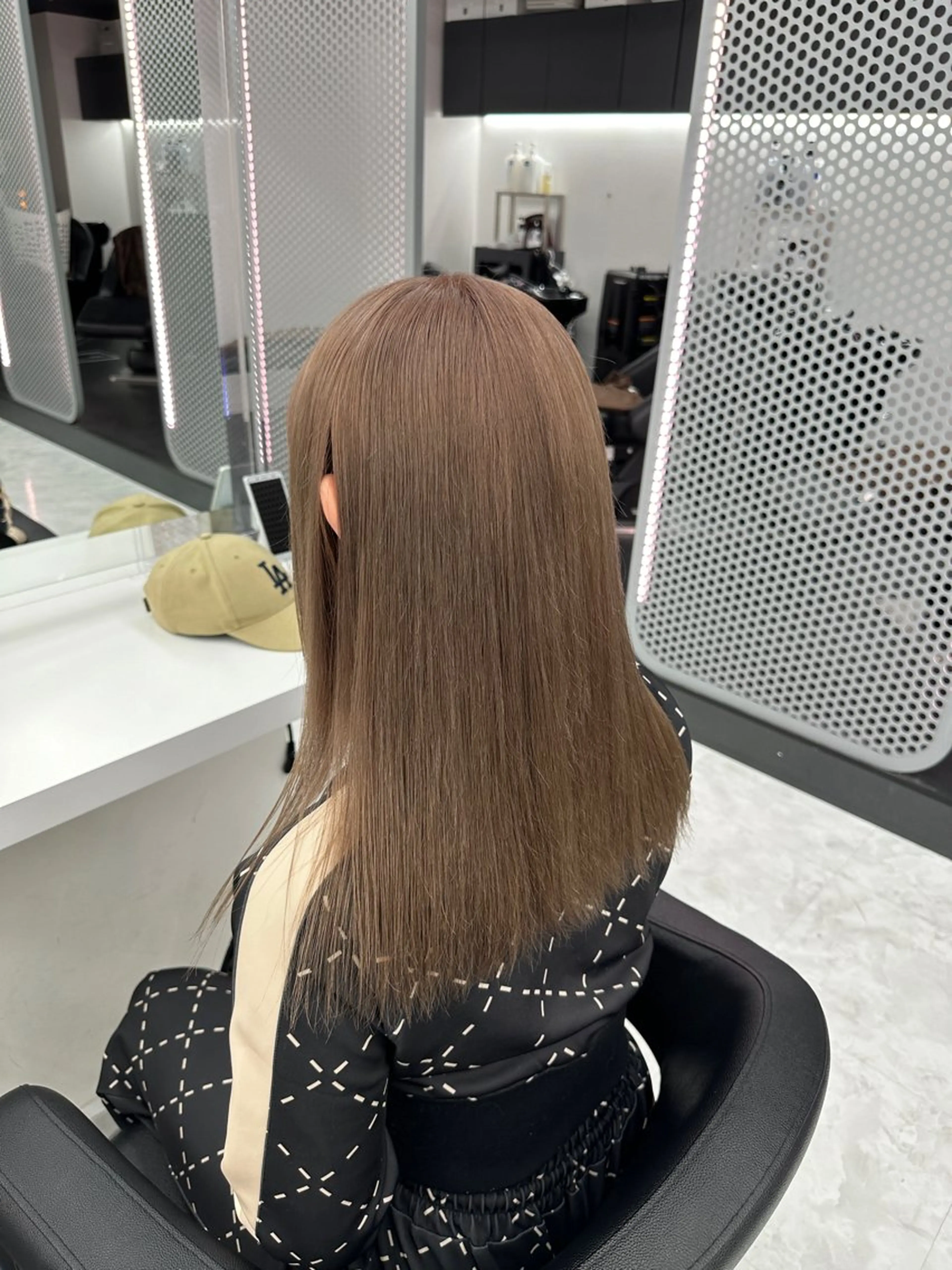 ロング カラー パーマ ヘアアレンジ メンズ キッズ ♥️韓国ヘア レイヤー♥️ゆりのヘアスタイル