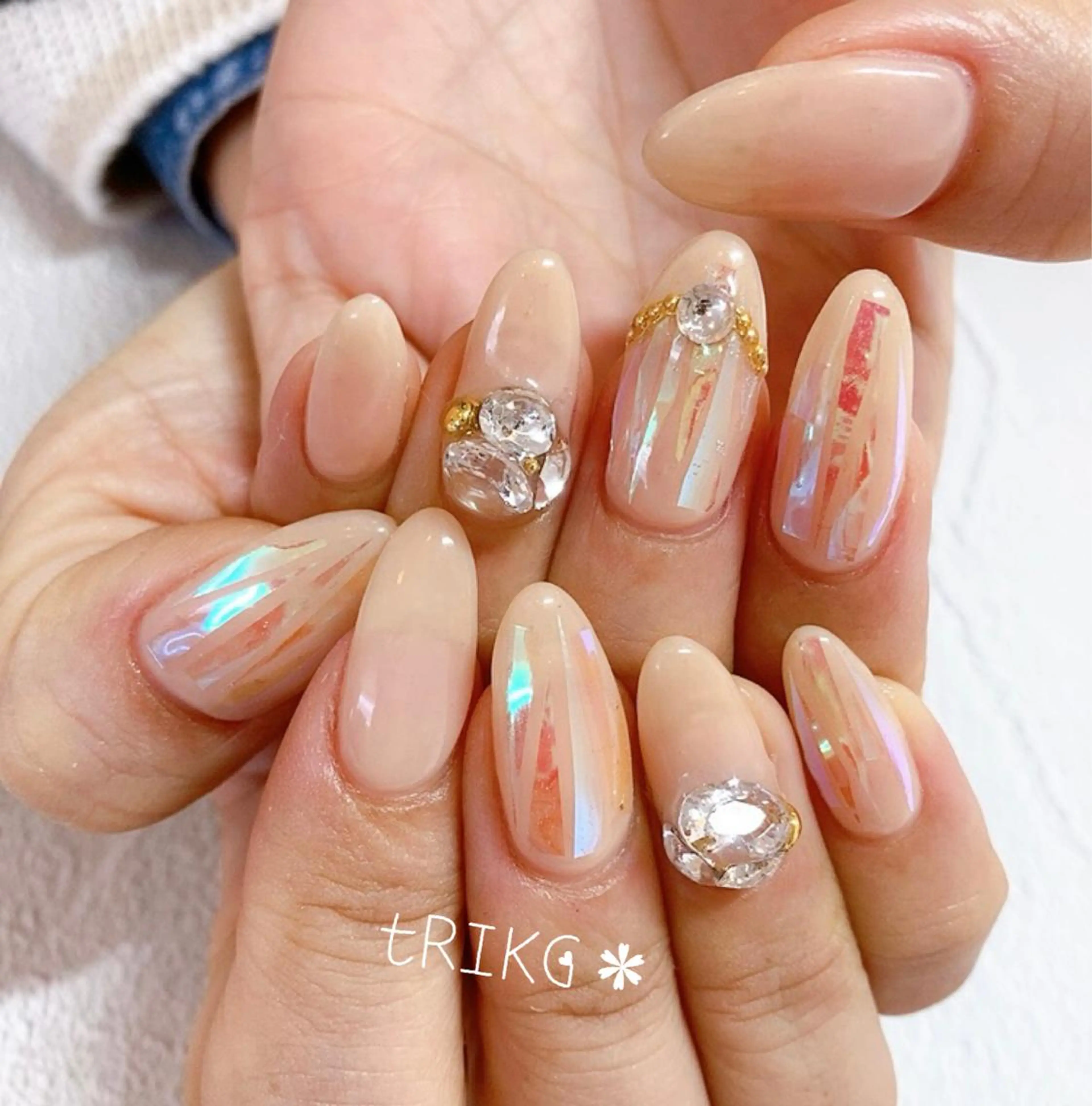 ネイル ハンドネイル tRING* しいの木台のネイルデザイン