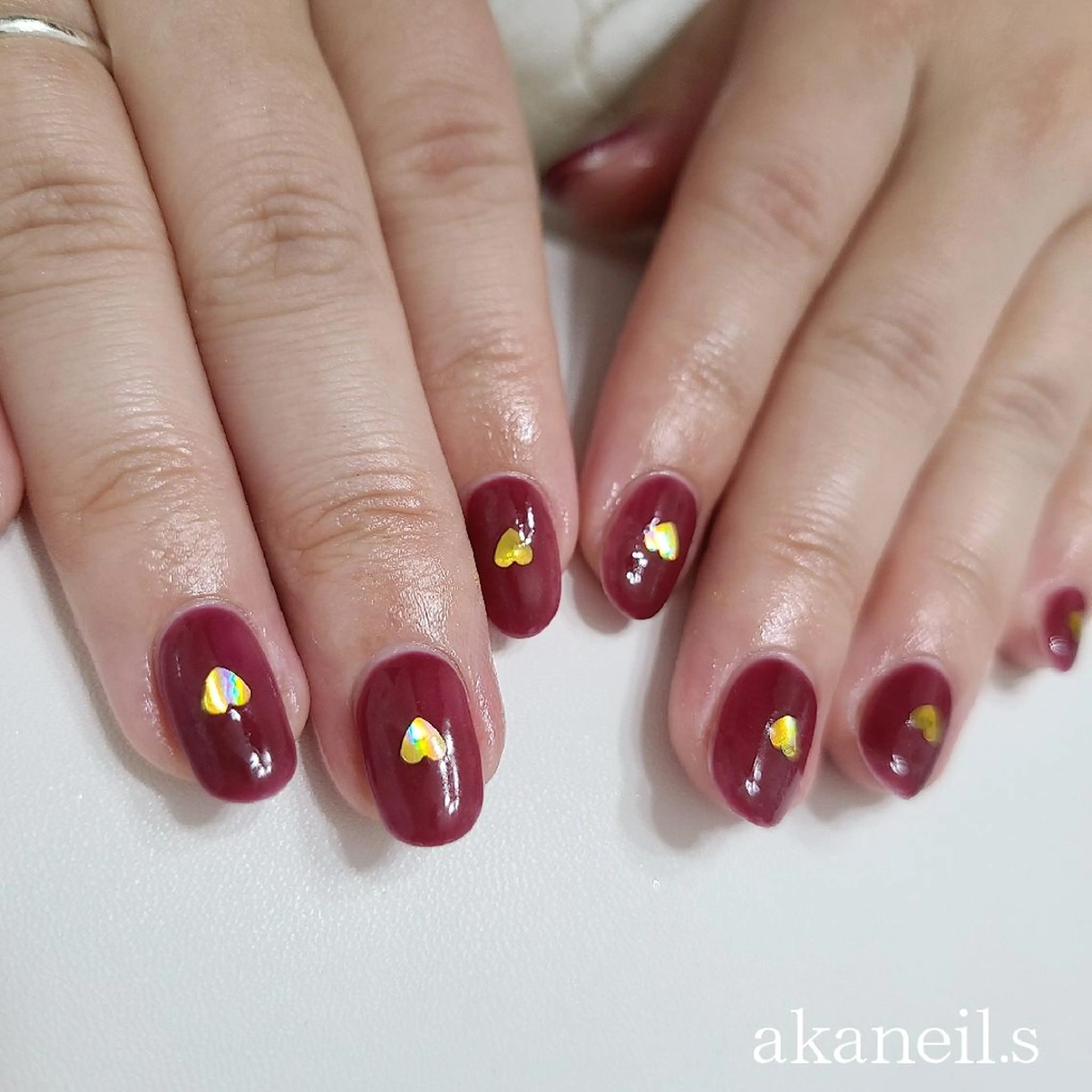 ネイル バレンタイン 【akaneils】 アカネのネイルデザイン