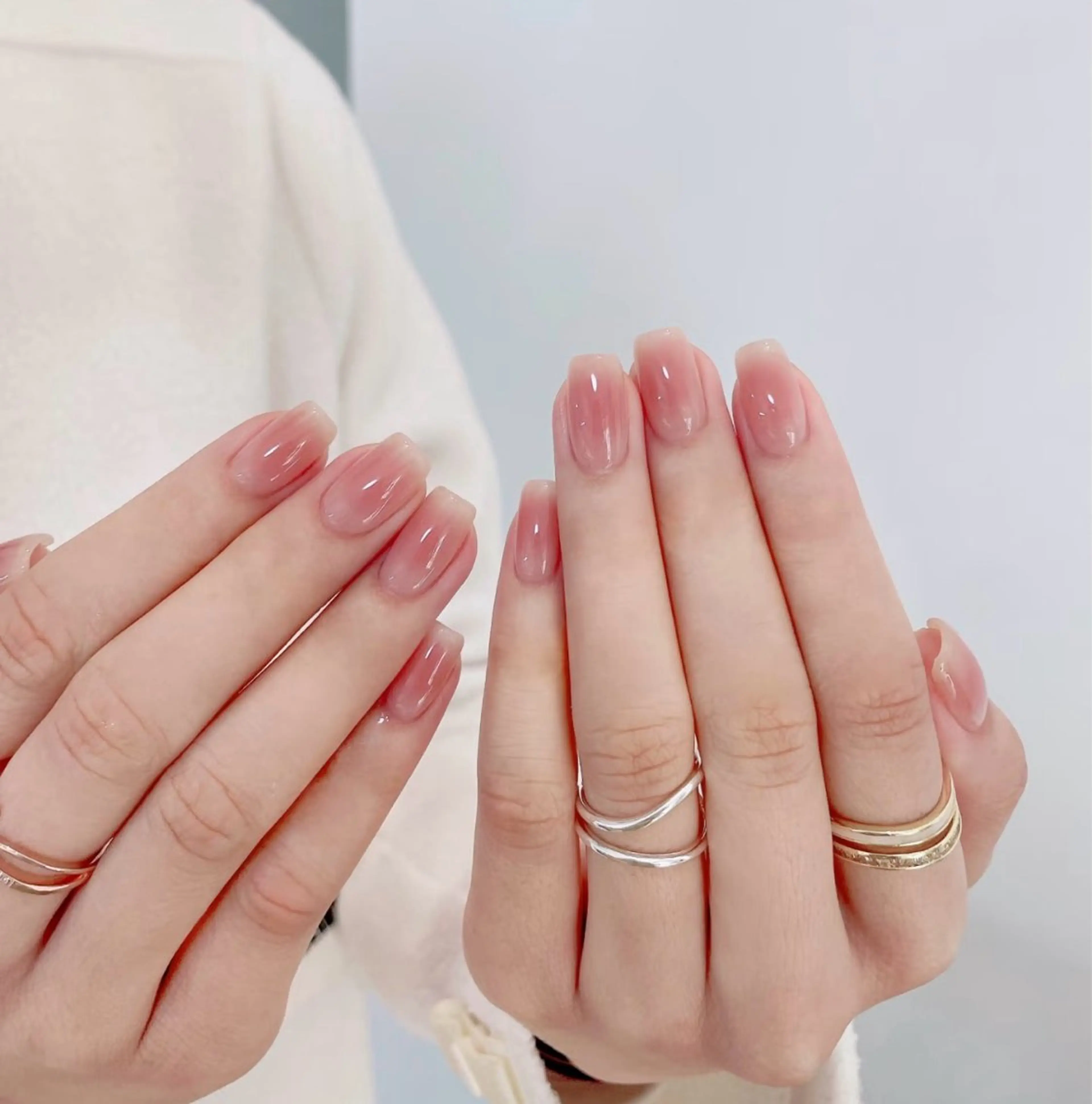 【ハンド】血色感が可愛い💖チークネイル♡の写真