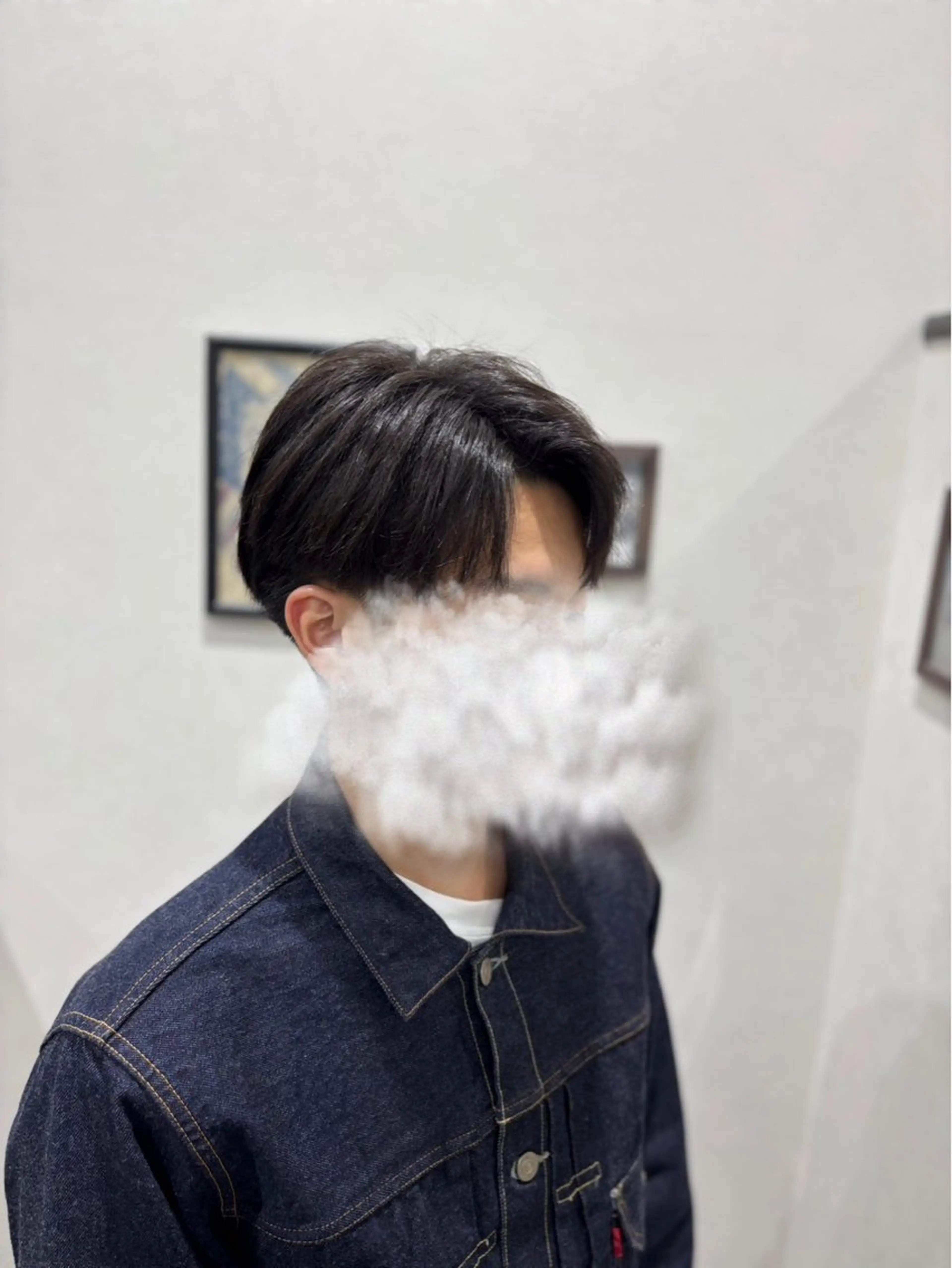 メンズ センターパート マッシュ そら୨୧˖men's /デザインカラーのヘアスタイル