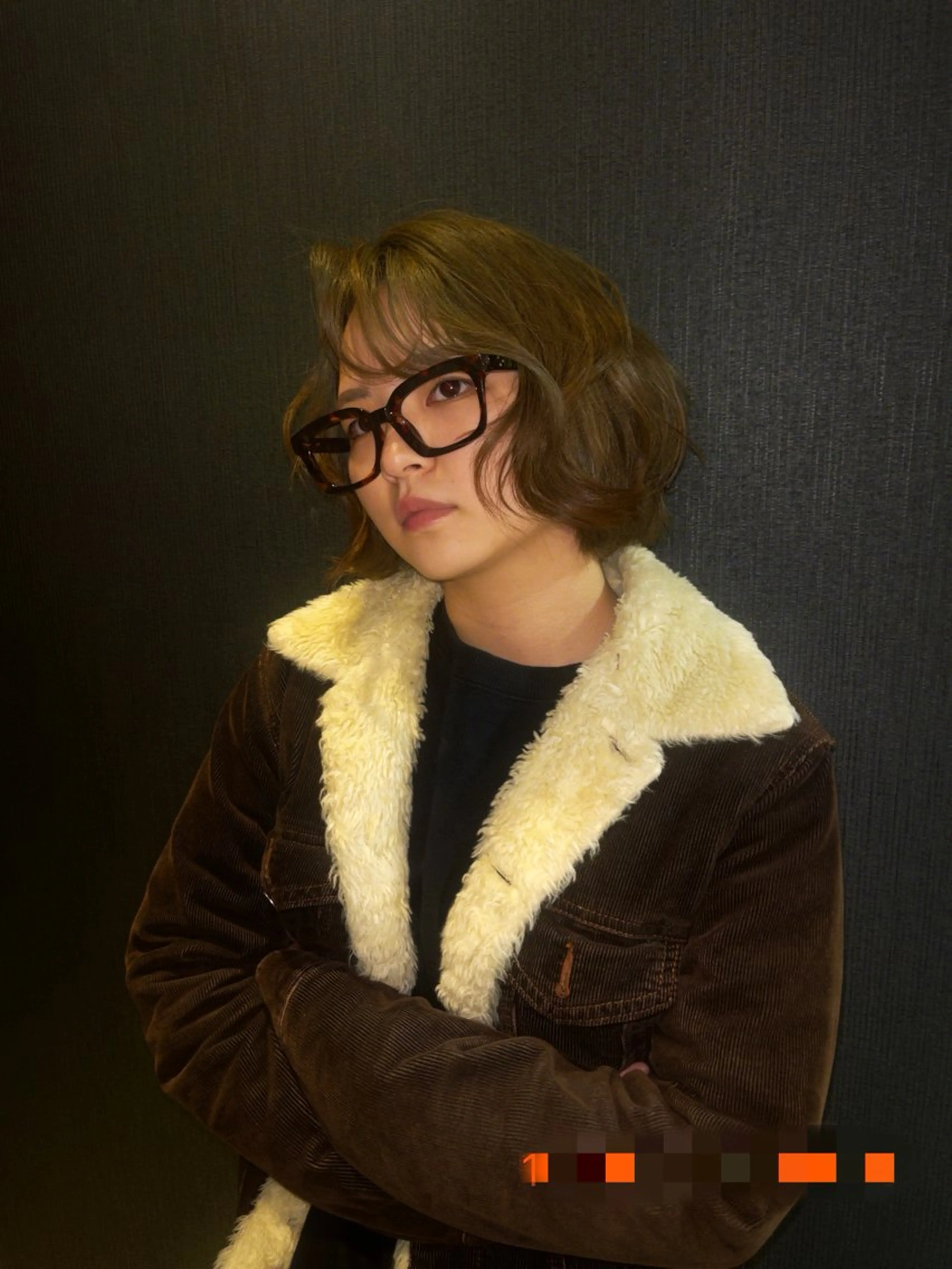 カラー ブリーチ 透明感カラー ダブルカラー ブリーチなしカラー ヘアカラー レイヤーカット/ フェミニン💕/鏡のヘアスタイル