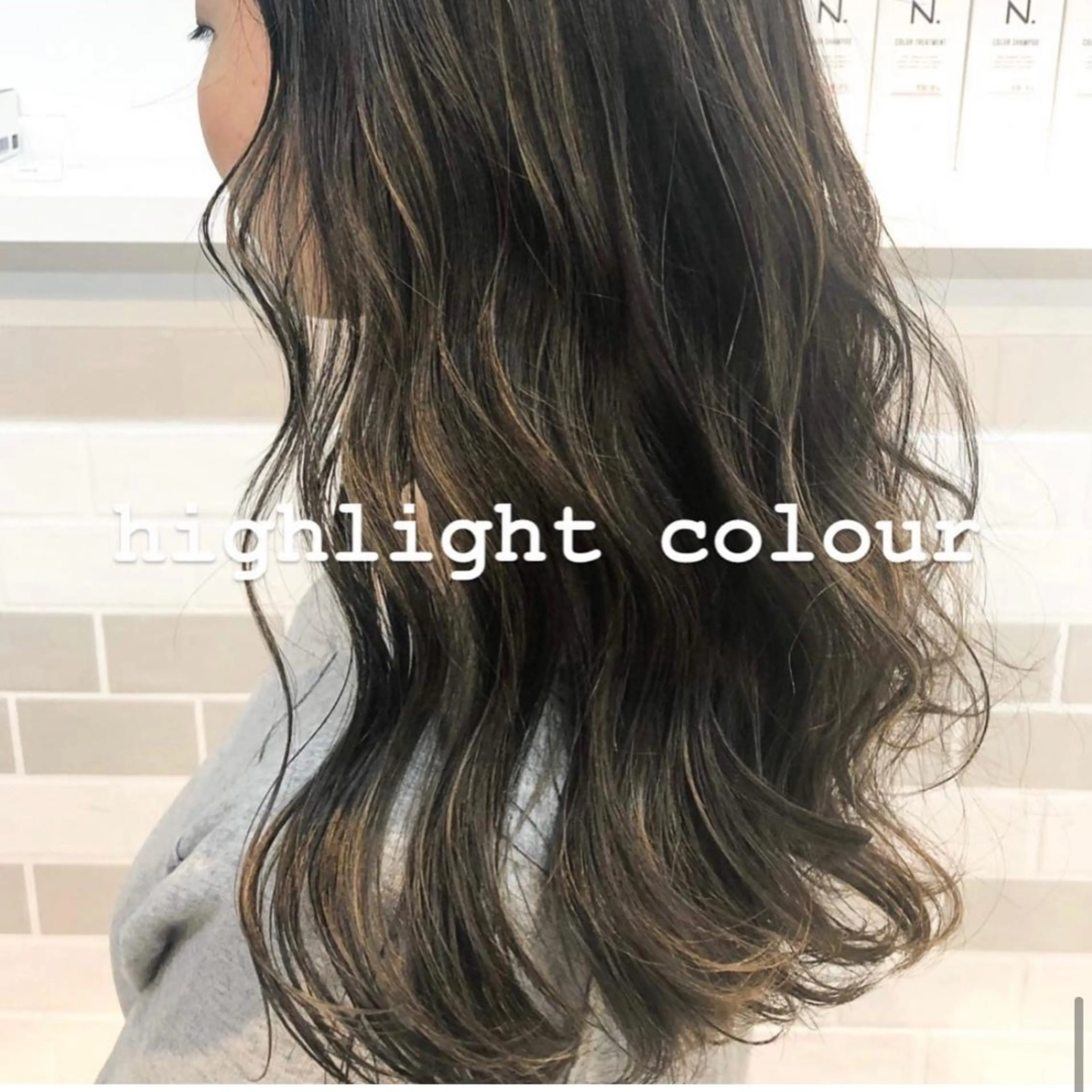 ロング カラー ハイライトカラー ハイライト 会社OKなのに、 ちゃんと可愛い🤎のヘアスタイル