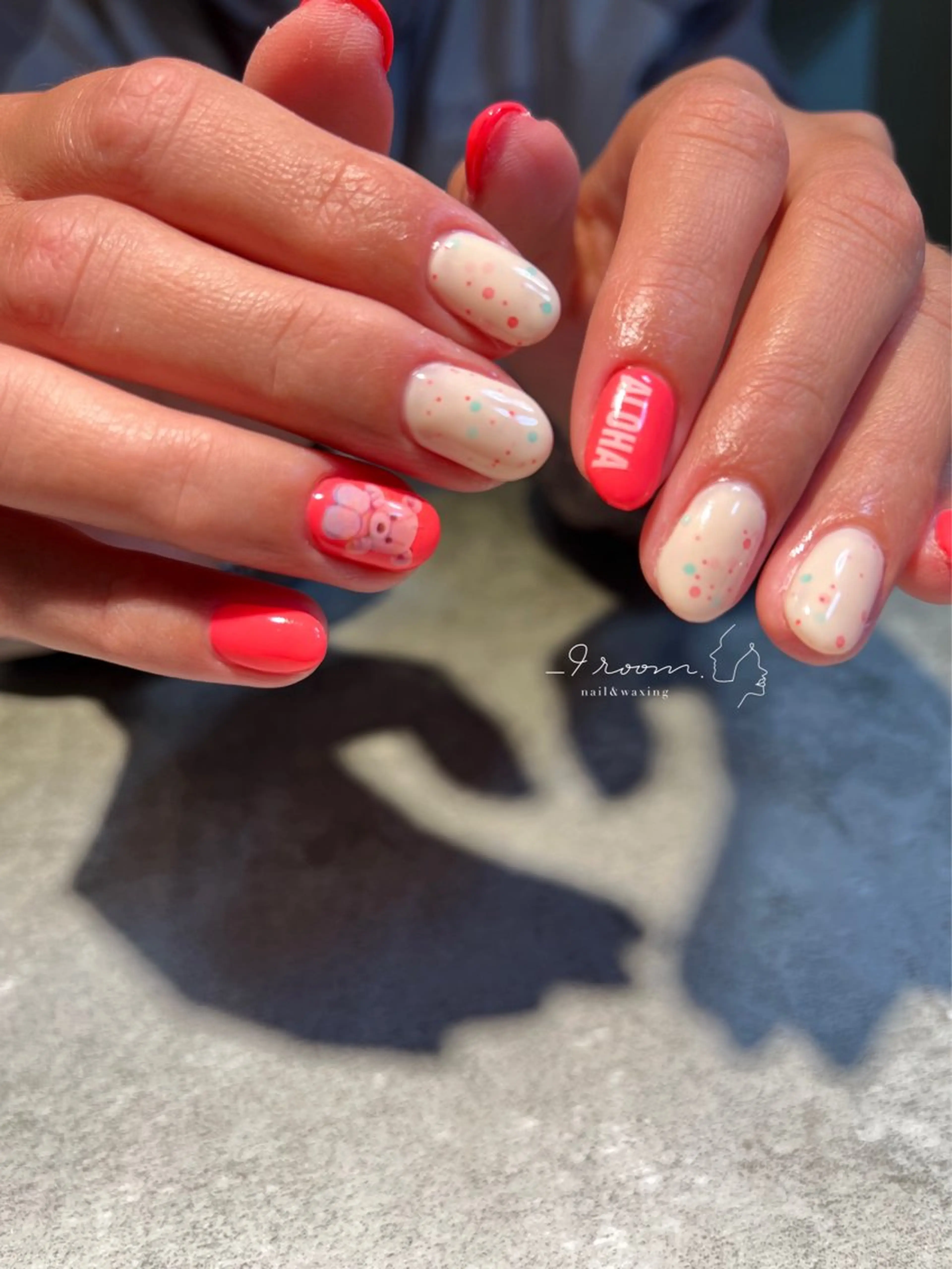 ネイル ニュアンスネイル オフィスネイル ピンク シンプルネイル 夏ネイル ハンドネイル _9 room. Yoshimiのネイルデザイン