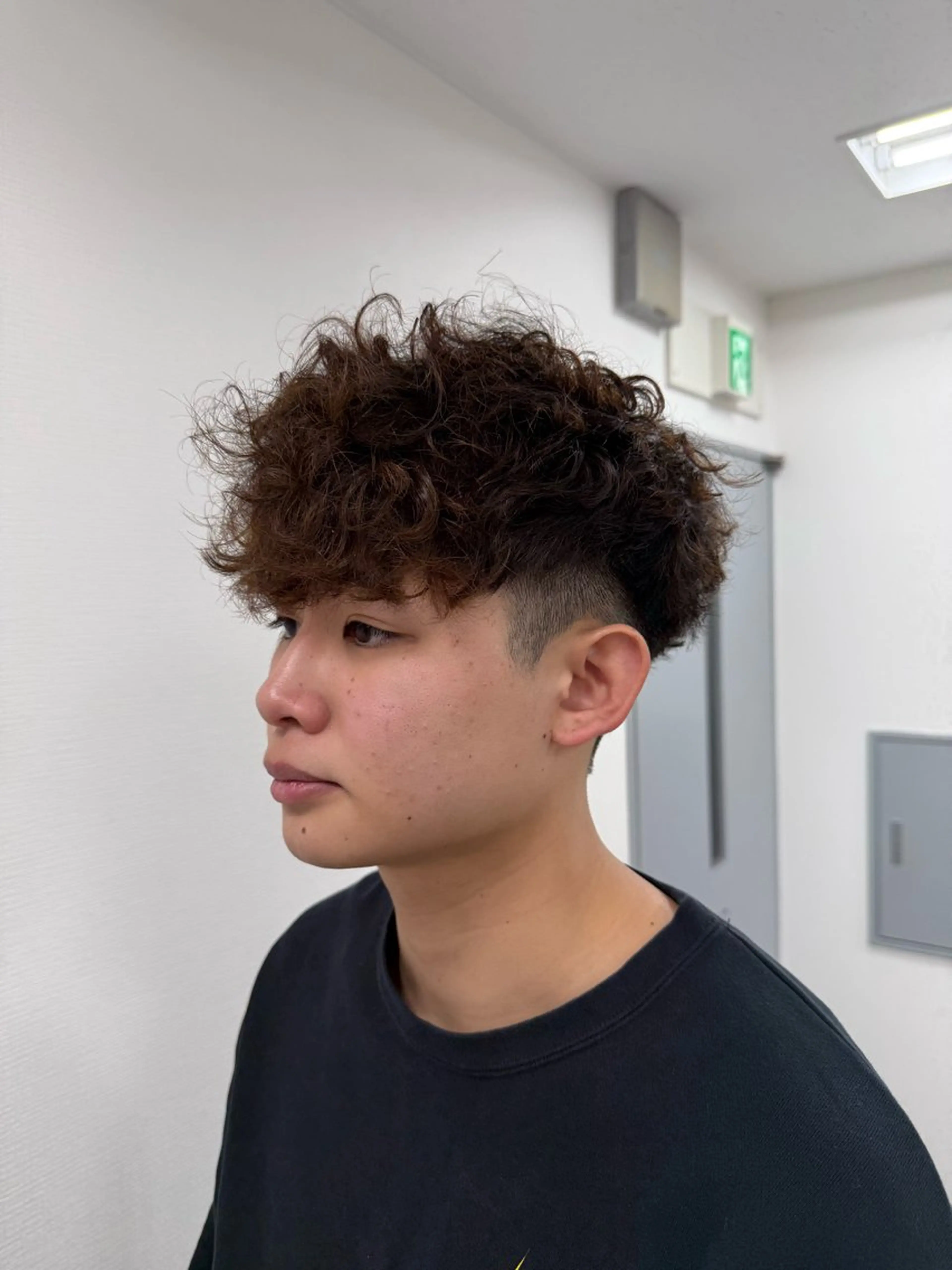 ショート ✨カットパーマ550 0円‼️水沼心✨のヘアスタイル