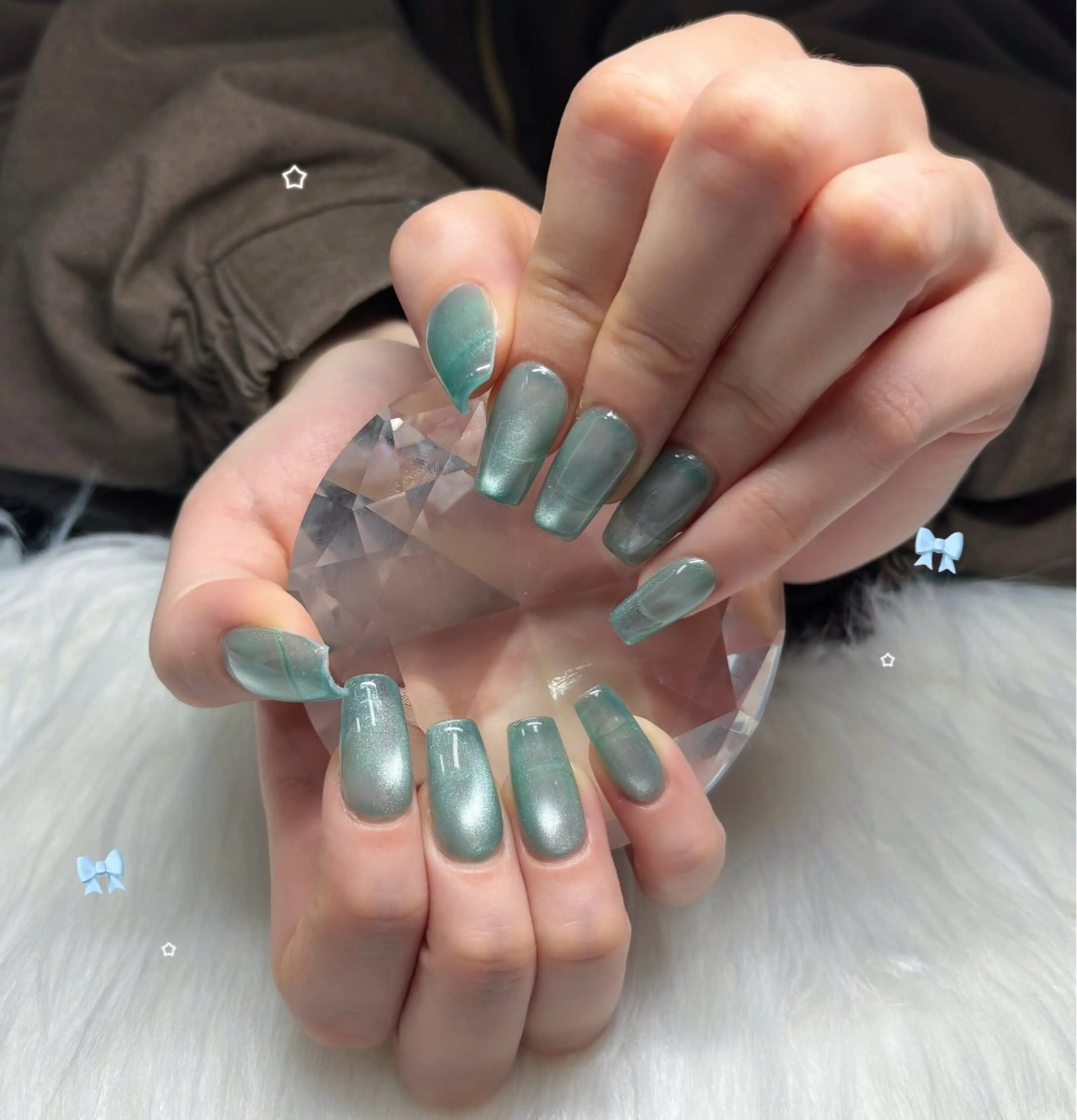 【カラー300種類以上🎀】オフなしハンド チップ長さだし ワンカラー🍓⏦ﾟ⭑の写真