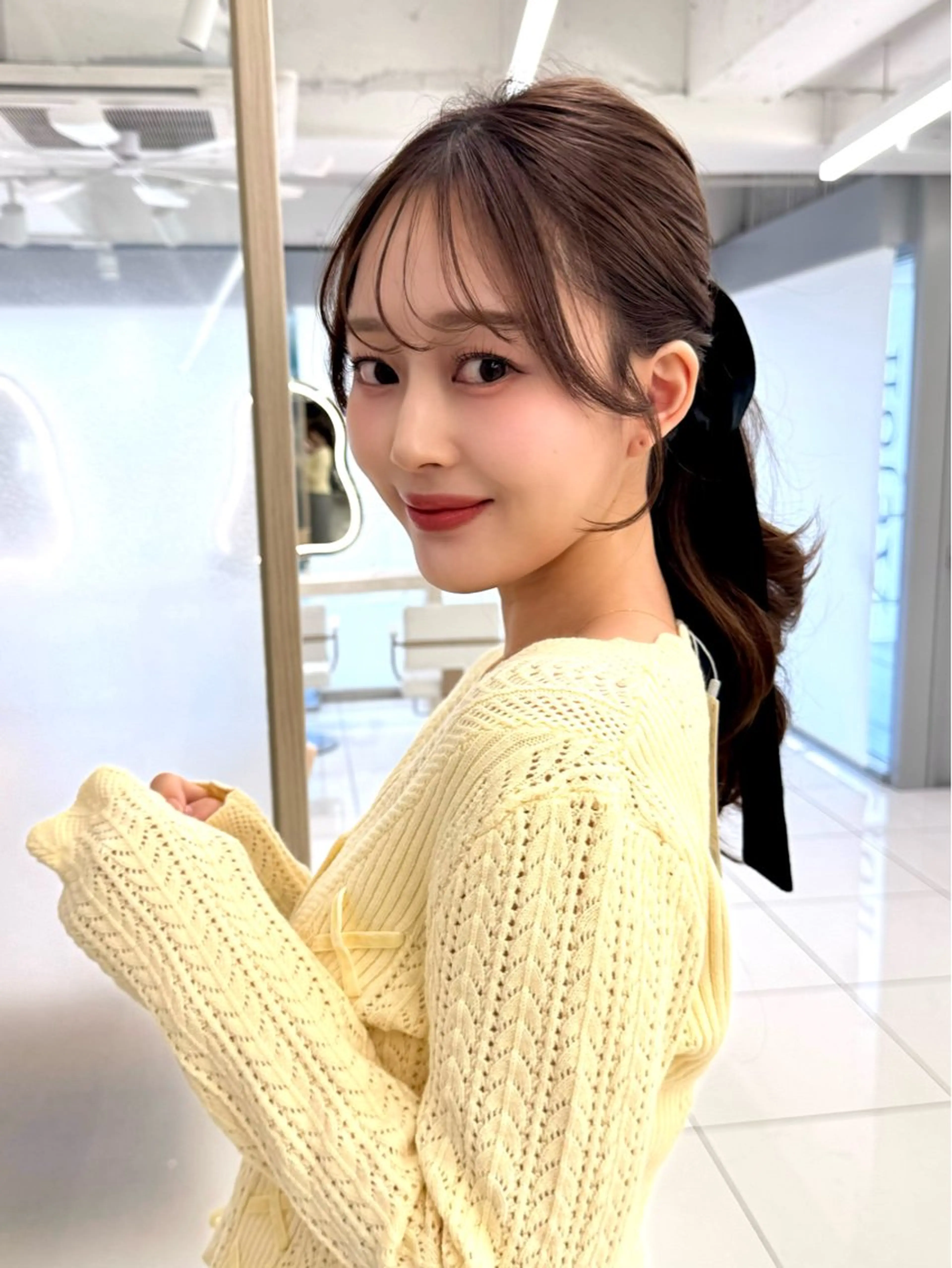 セミロング 顔周り🇰🇷韓国 レイヤー/いづみ💞のヘアスタイル