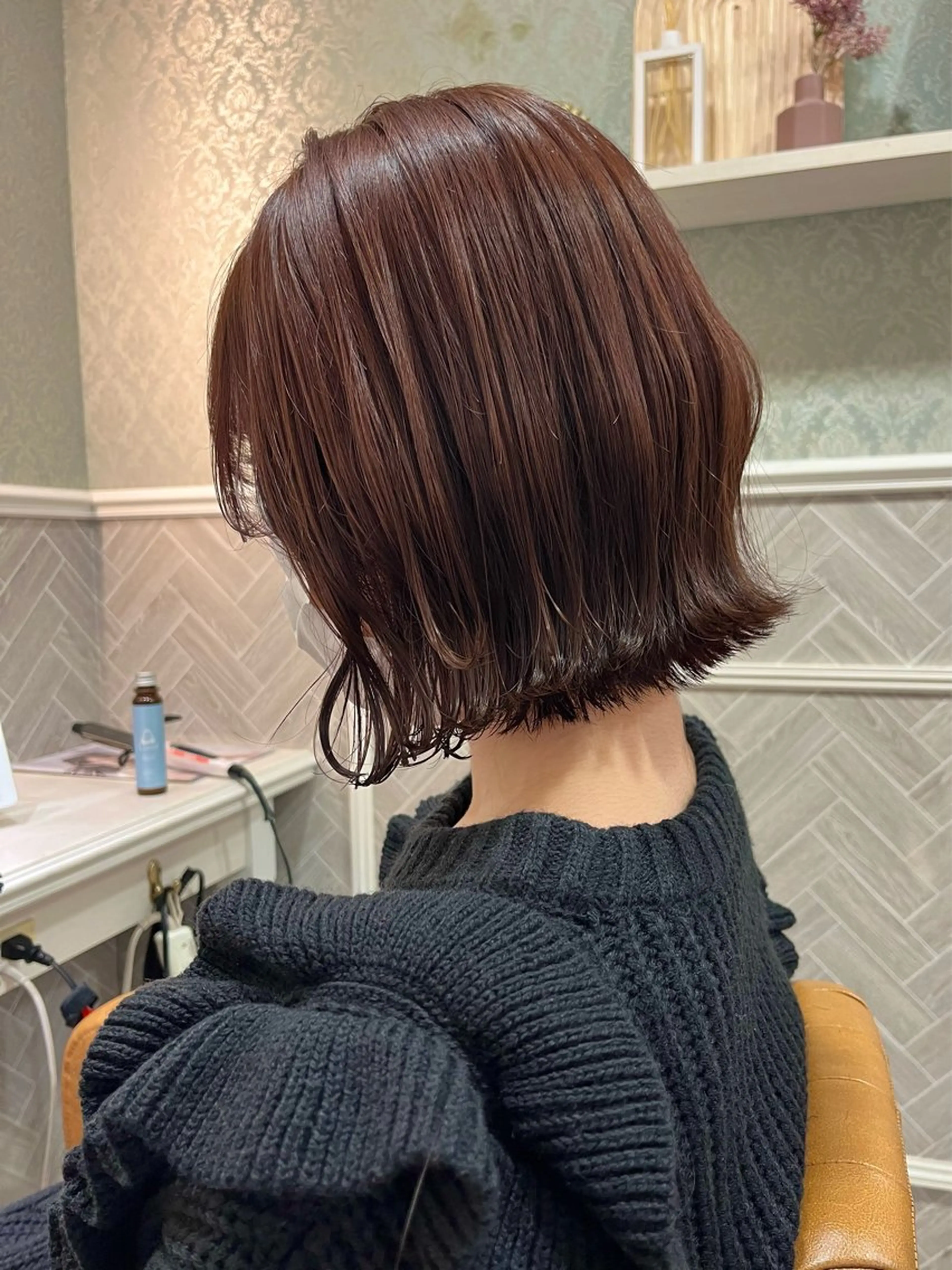 ショート カット ヘアカラー トリートメント ボブ/髪質改善/ 艶髪❣️前髪/Noaのヘアスタイル