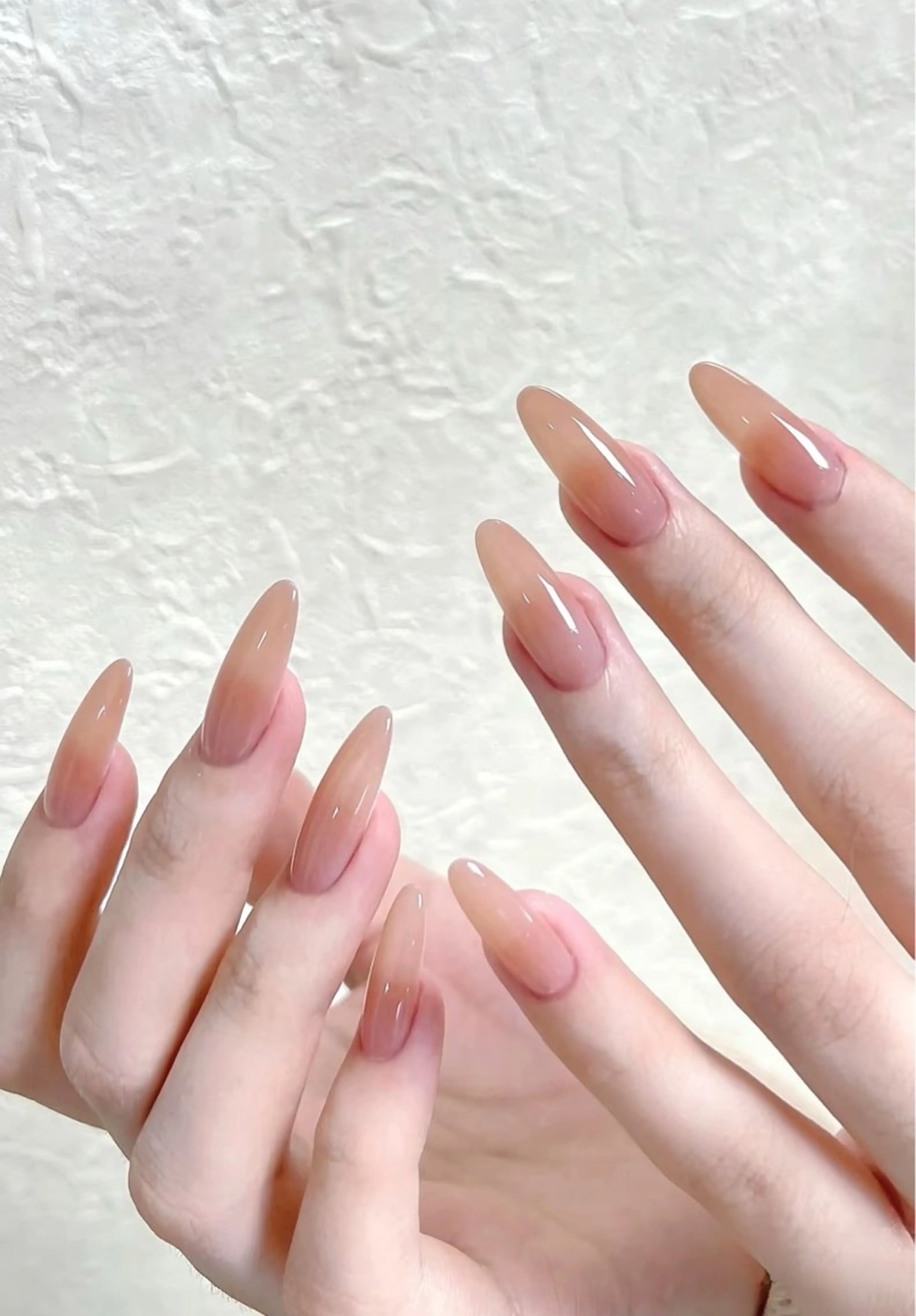 ⋆˙♡✨チップ長さ出し＋ワンカラ／ラメグラの写真