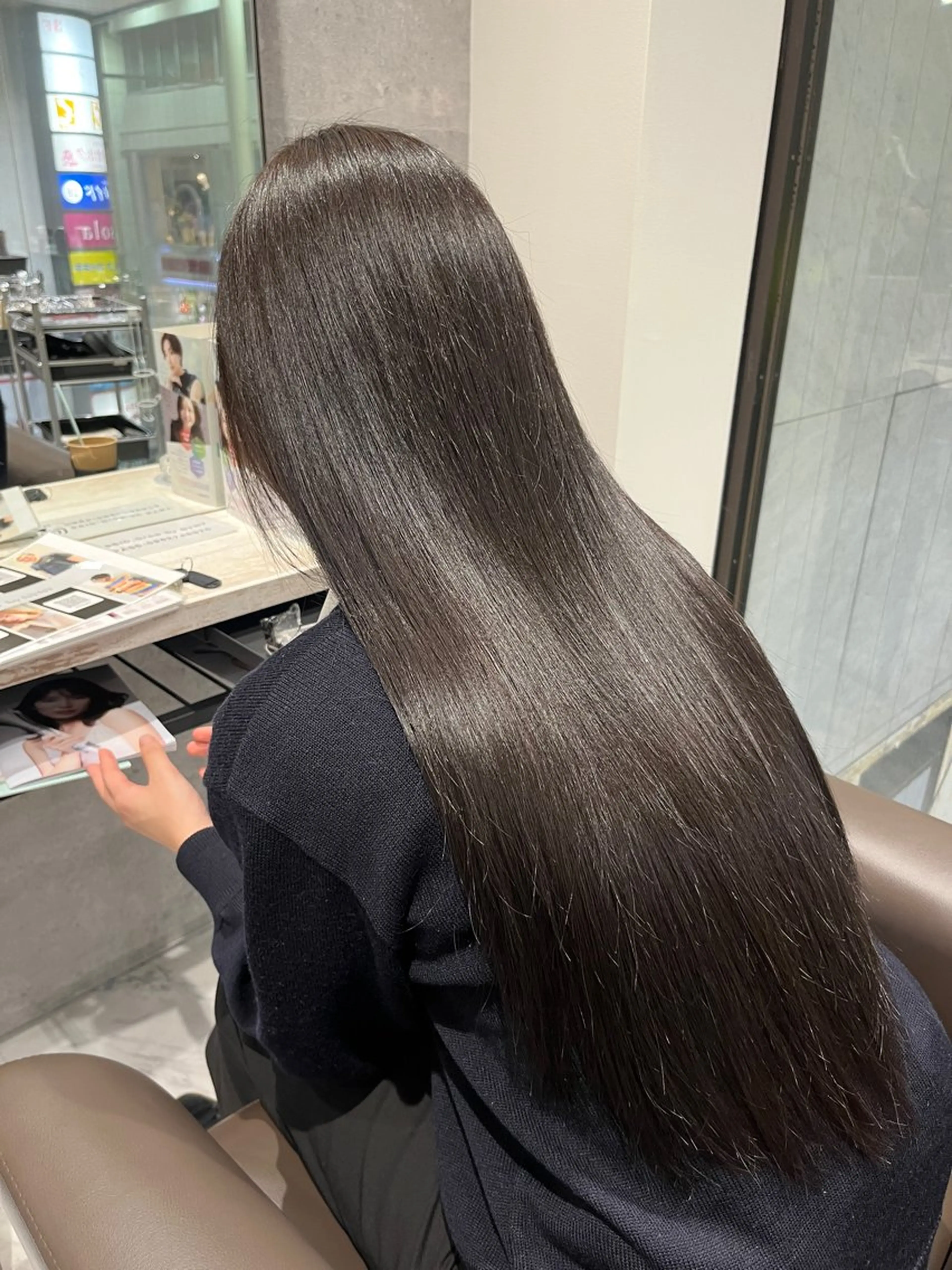 ロング カラー ヘアカラー トリートメント Grow by NYNY 坂本 理輝のヘアスタイル