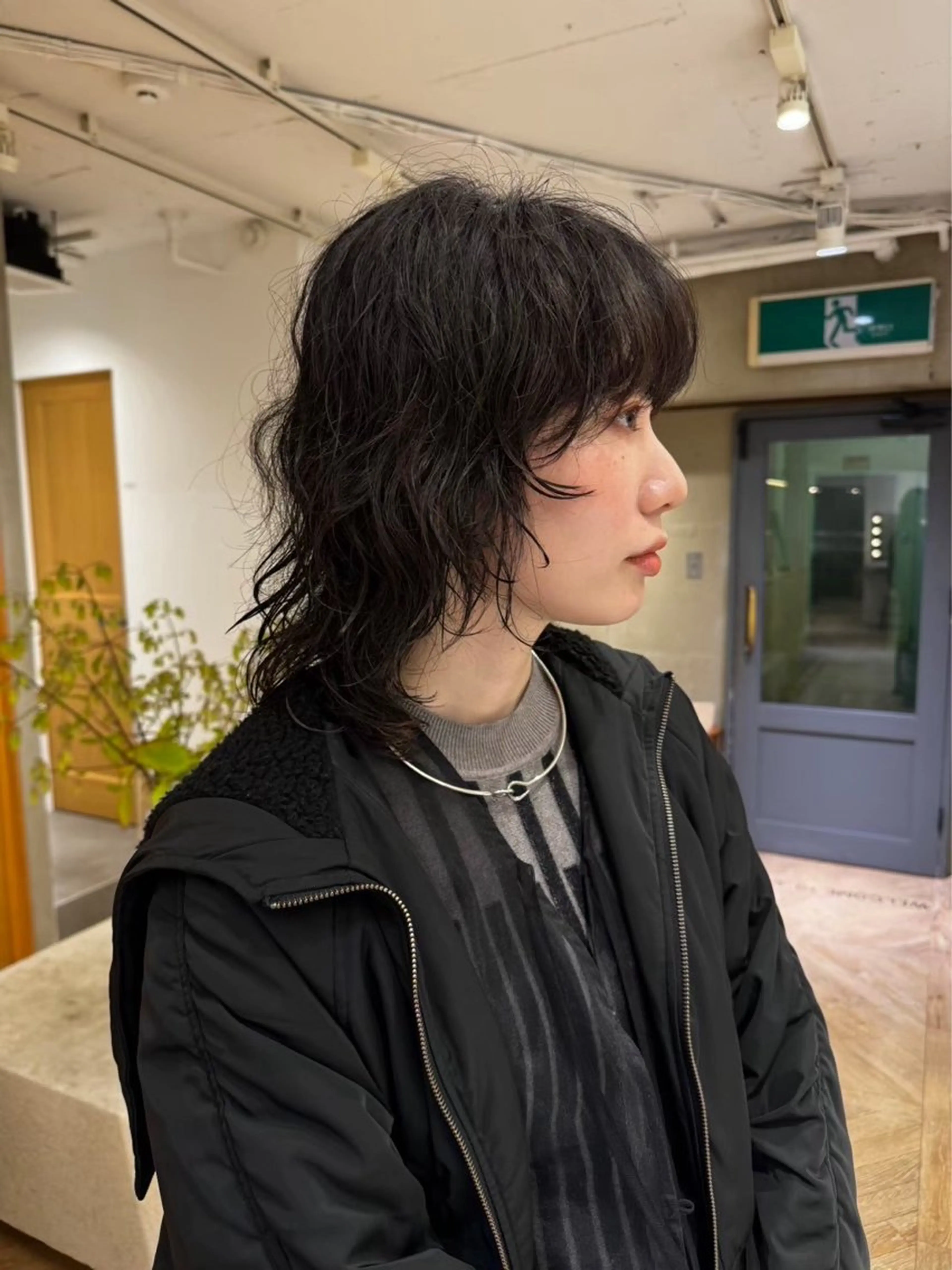 ミディアム カラー パーマ パーマ 透明感/レイヤーカッ ト/kirara🌼のヘアスタイル