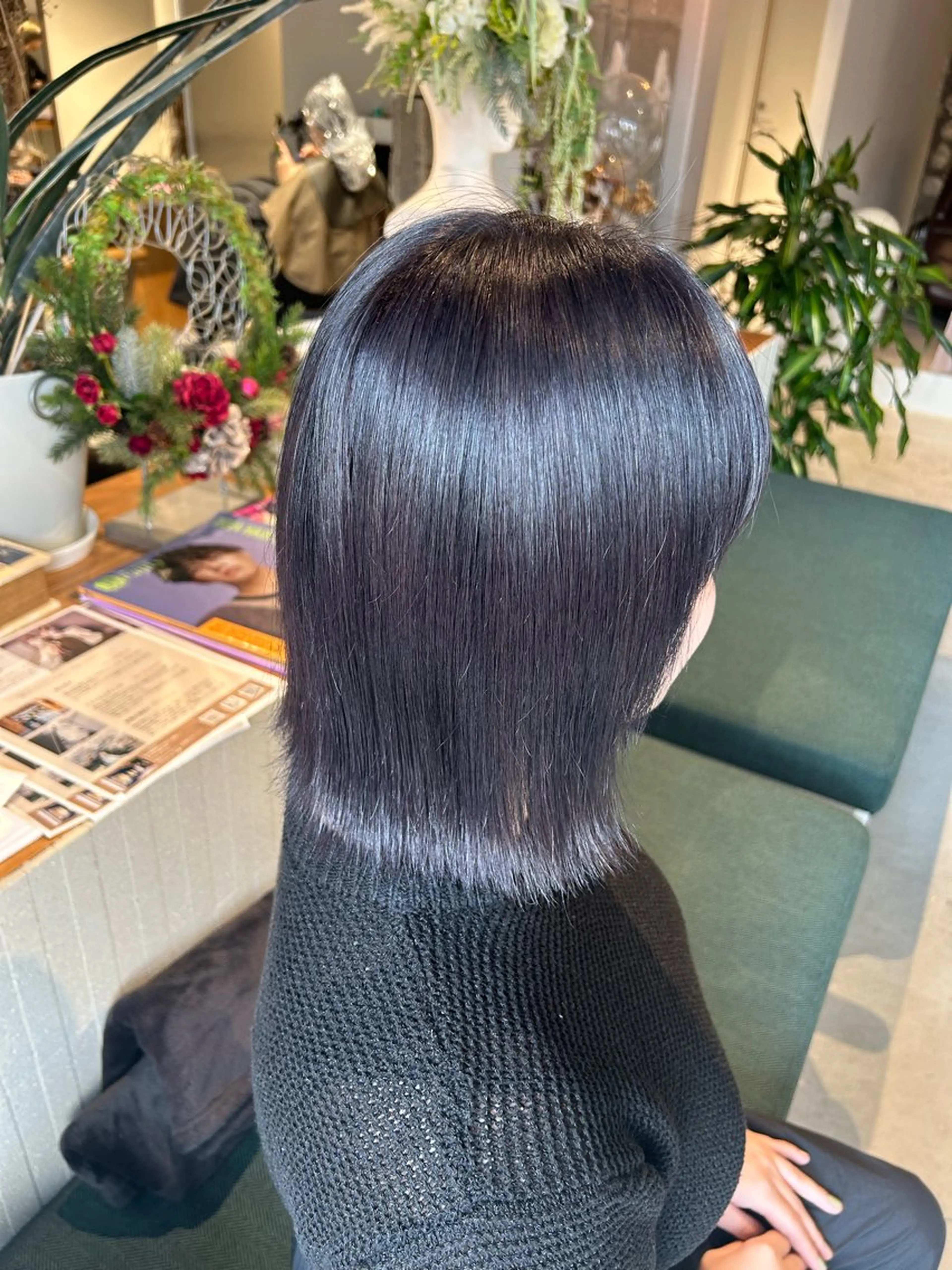 カラー 園田 朱理のヘアスタイル