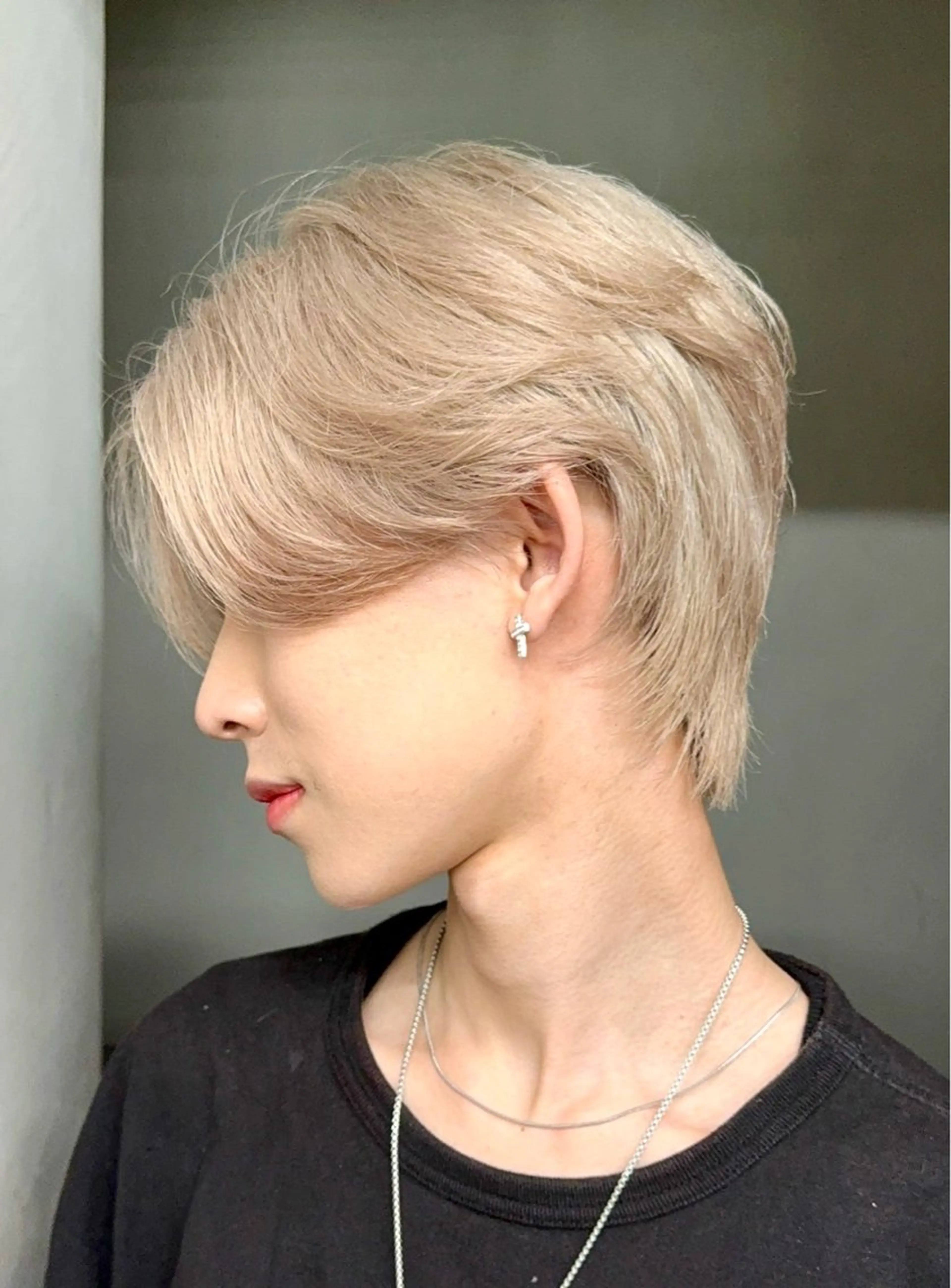 カラー レイヤー/ショート 特化/銀座/シンヤのヘアスタイル