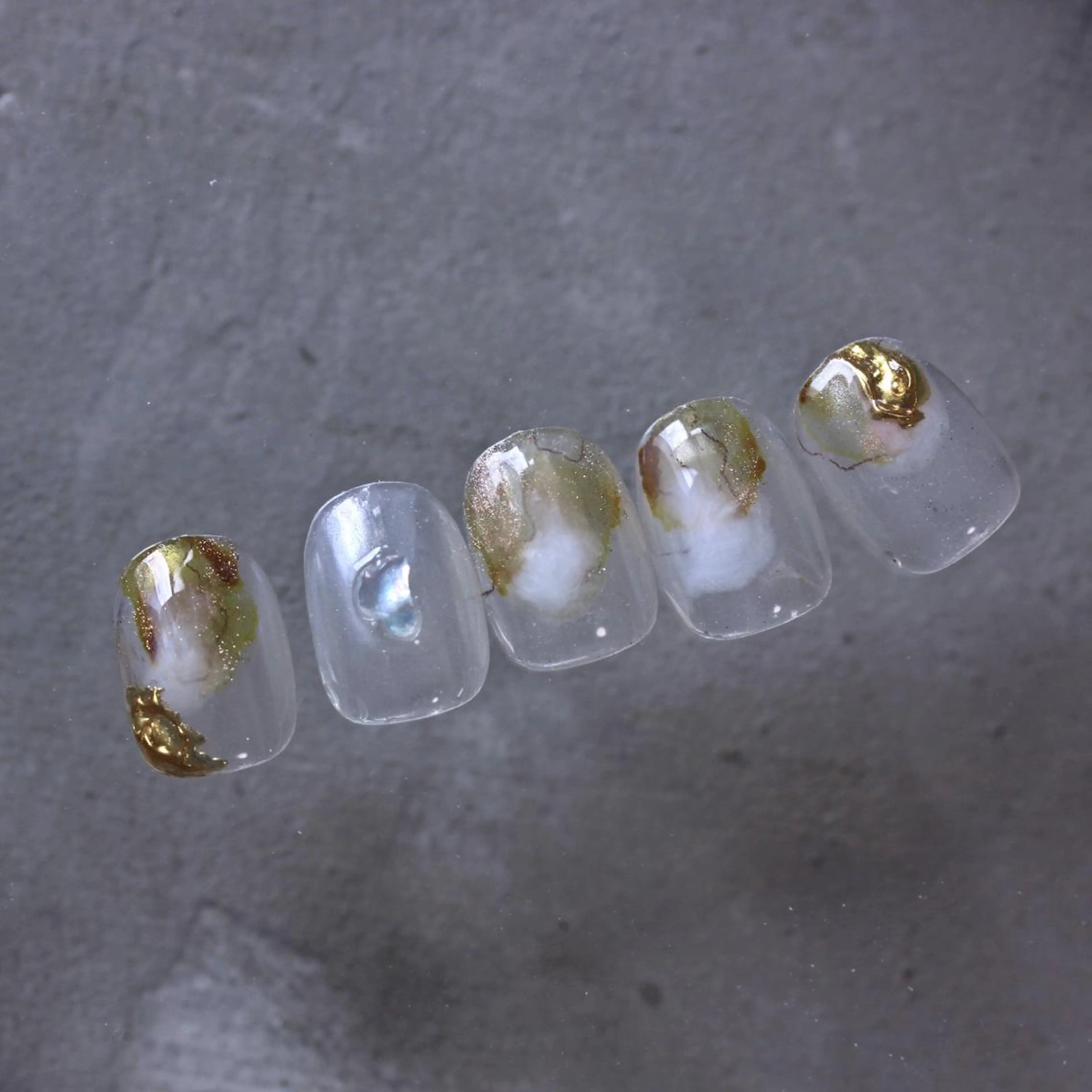 ネイル アートネイル クリアネイル ハンドネイル Elio所属・Elio 国泰寺のネイルデザイン