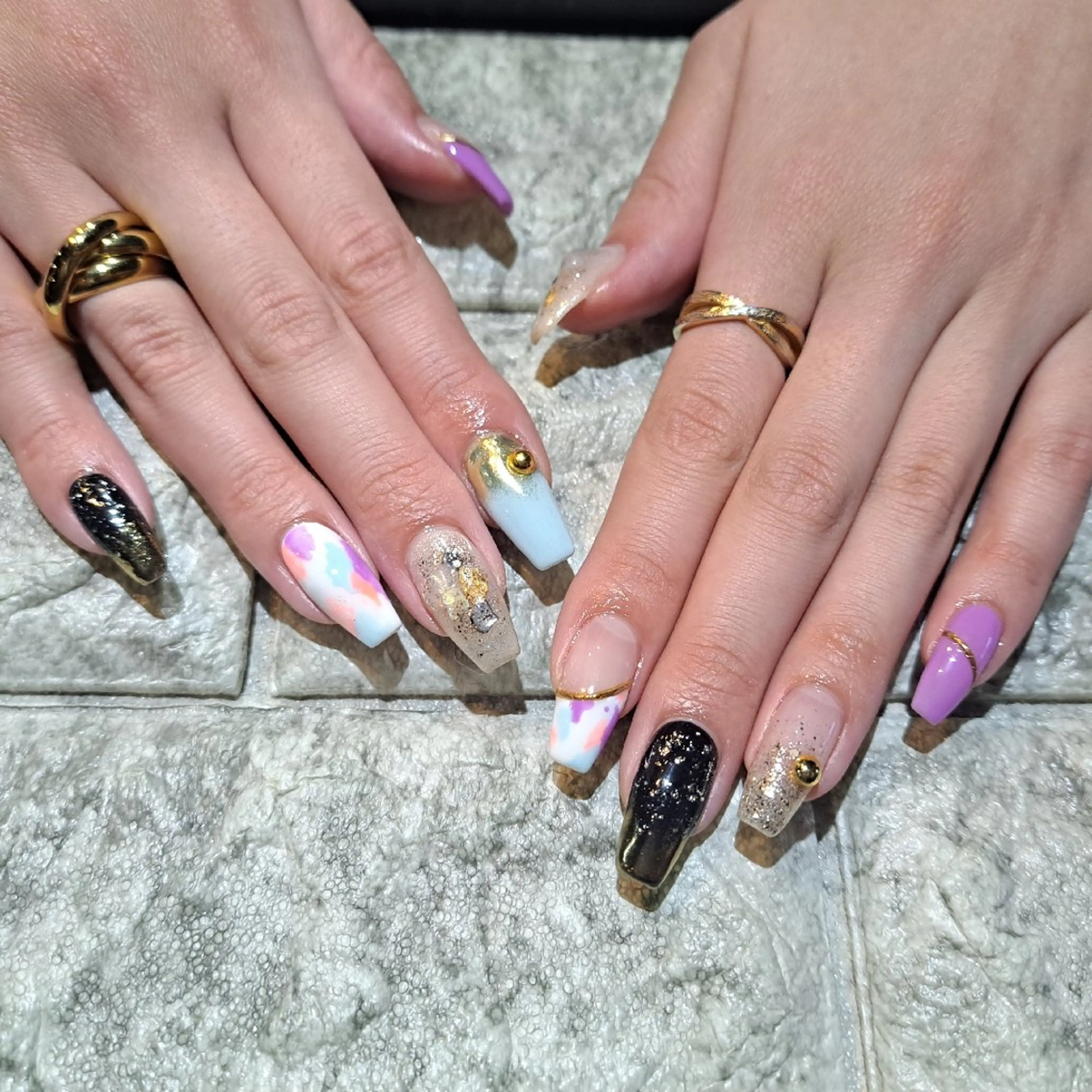 ネイル ハンドネイル RounGe町田店 🧸大谷のネイルデザイン