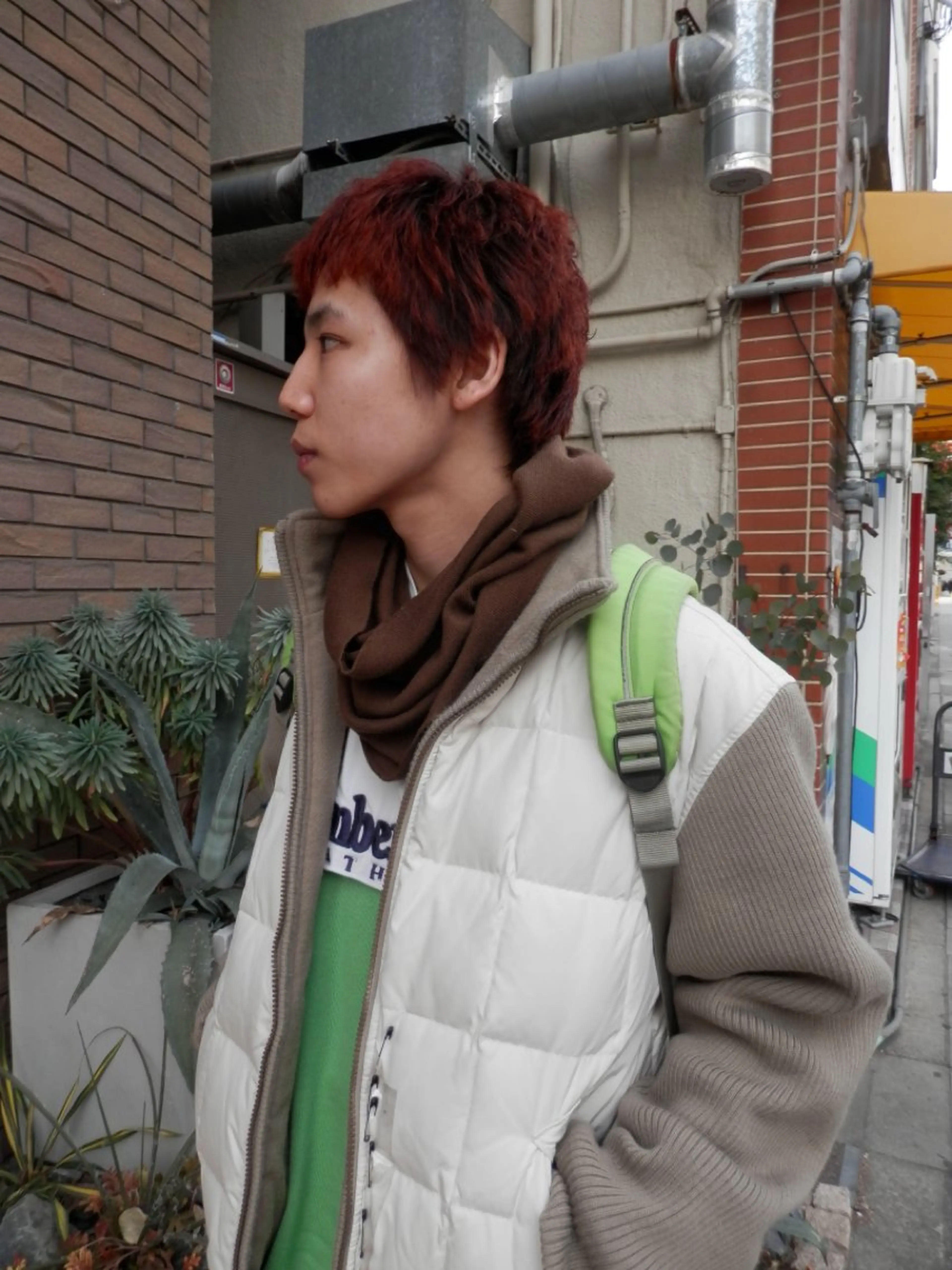 カラー メンズ 岡田 祐樹のヘアスタイル