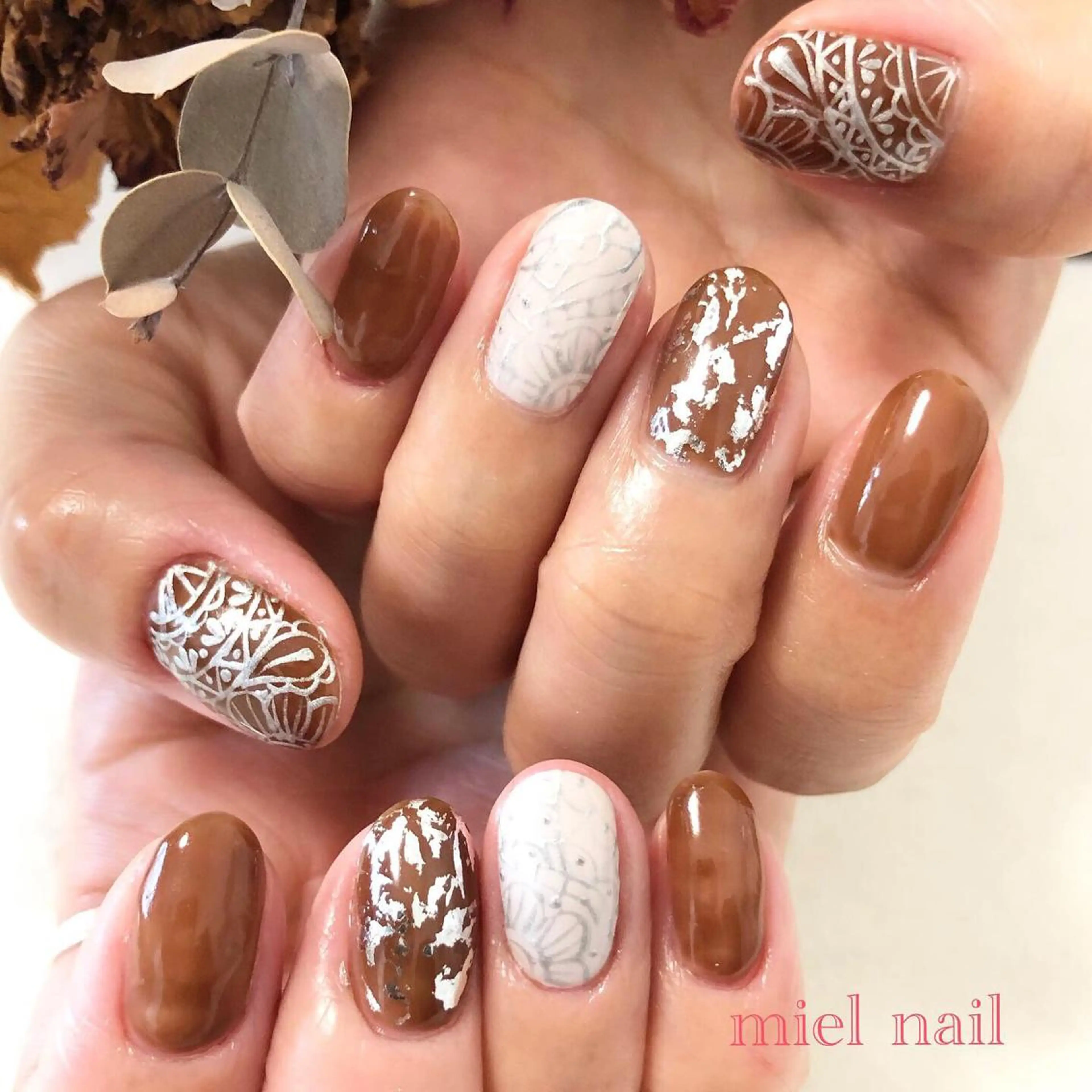 ネイル ハンドネイル miel nailのネイルデザイン