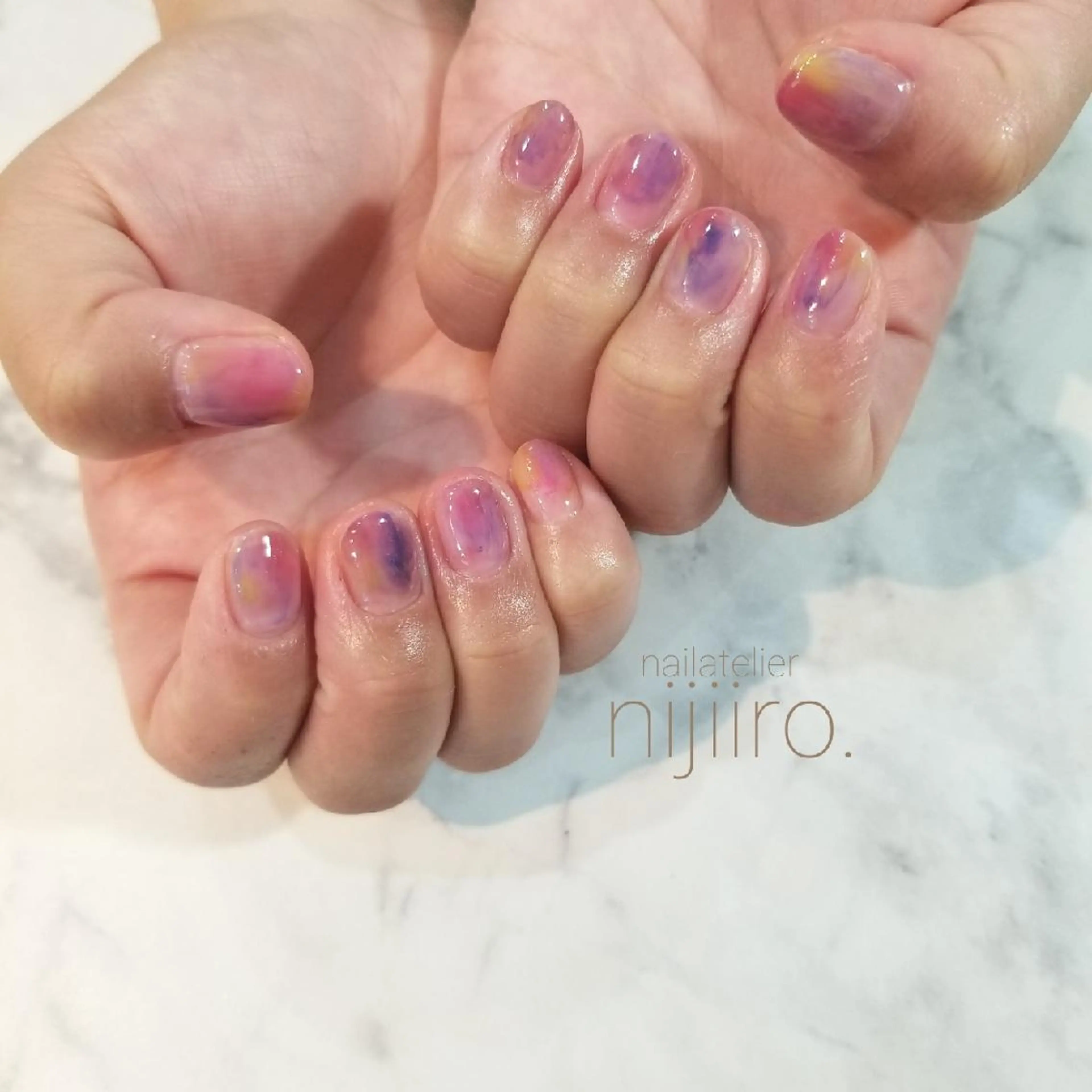 ネイル ニュアンスネイル ハンドネイル nijiiro🌈 サトウのネイルデザイン