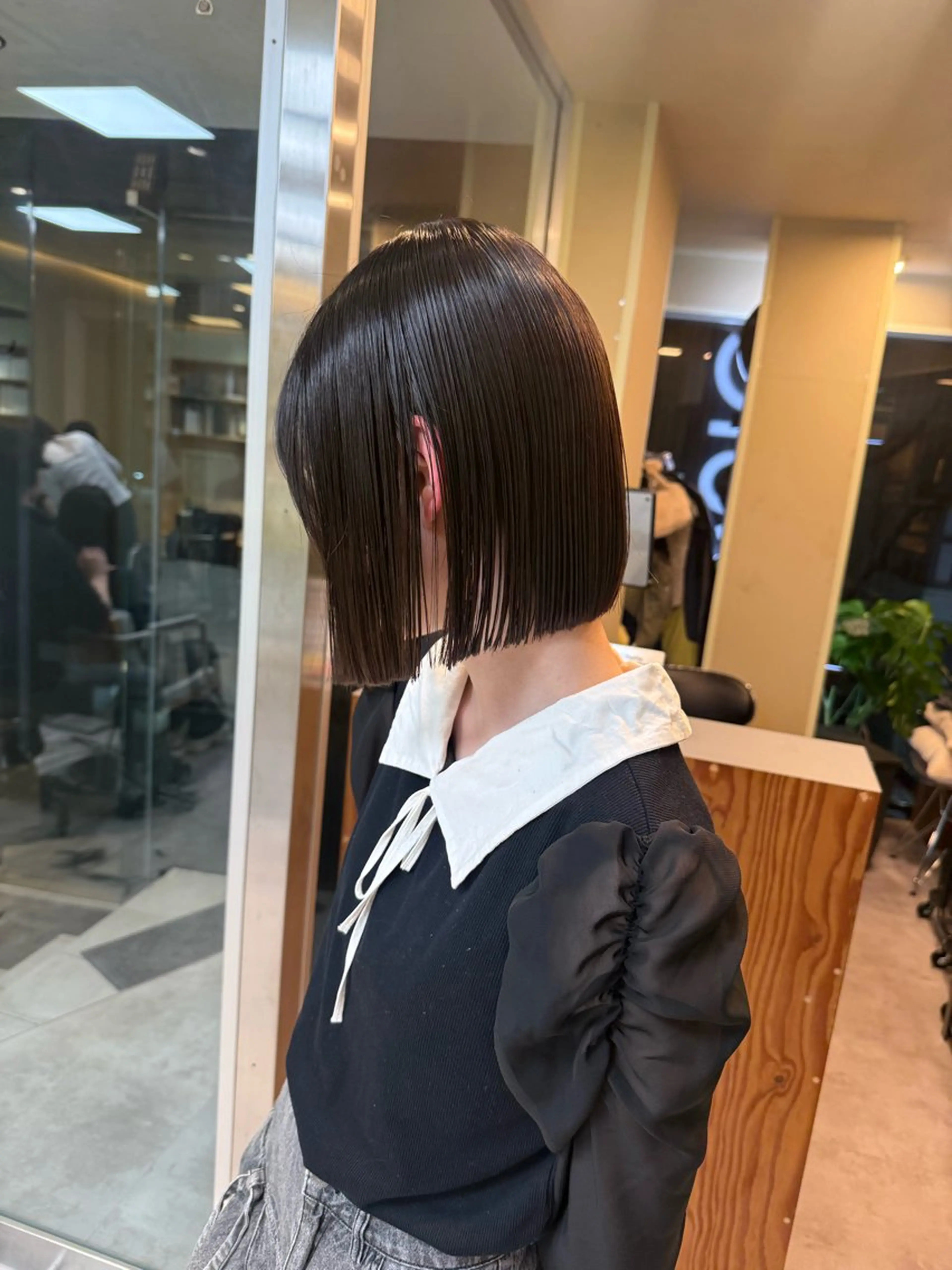 ショート カラー カット ヘアカラー 伶風/ボブ/ ハッシュカットのヘアスタイル