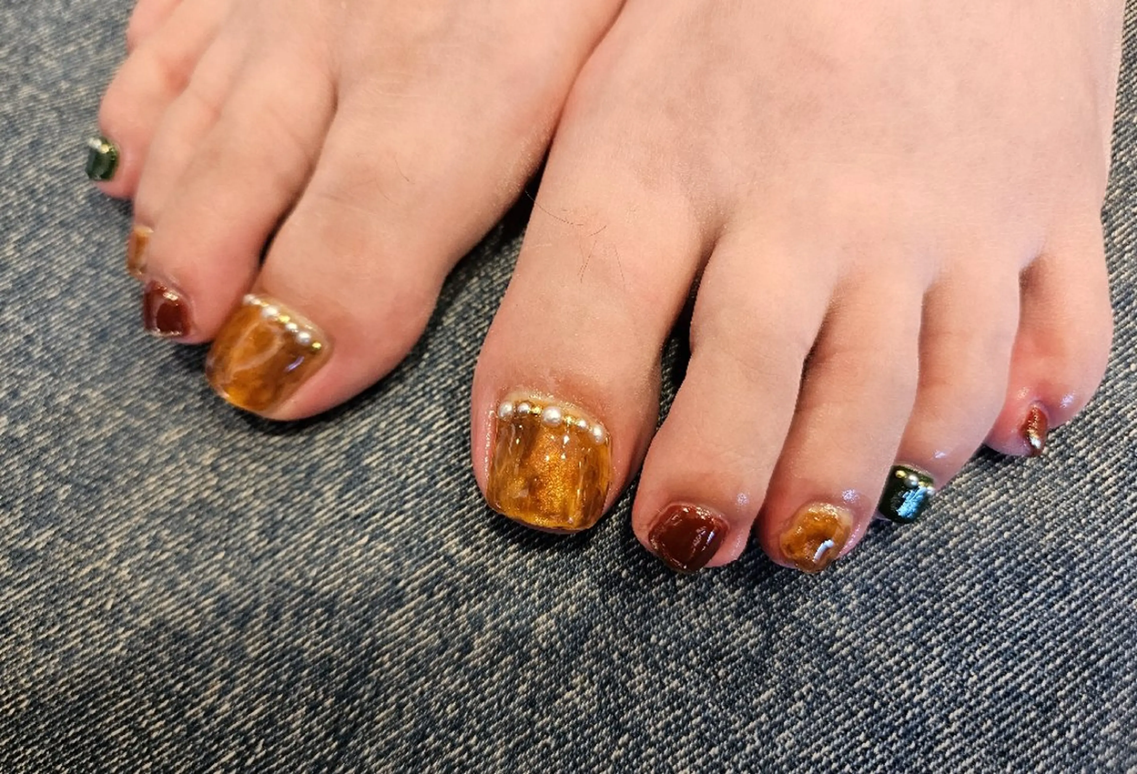 ネイル フットネイル 関口 友菜のヘアスタイル