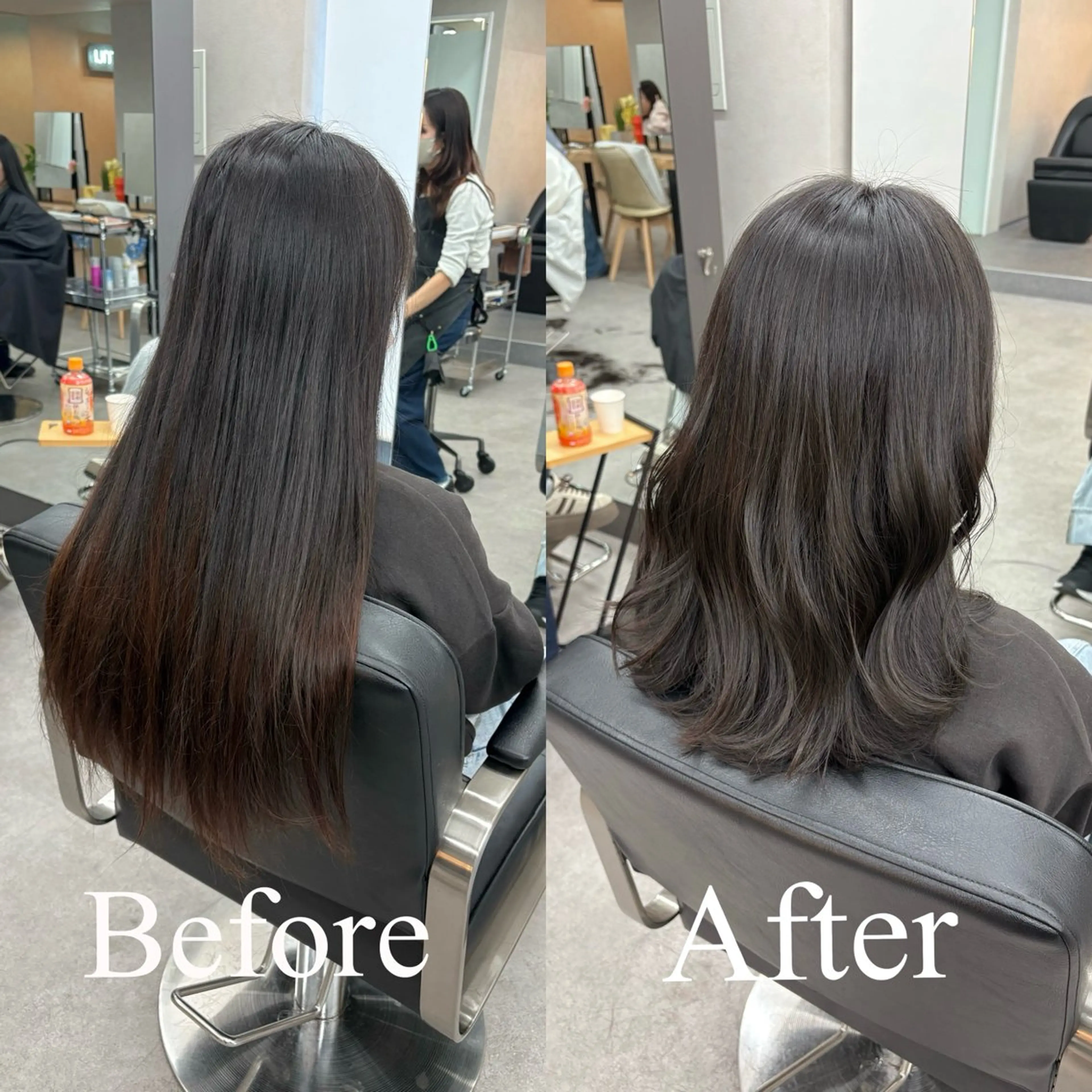 セミロング カラー ブラウンカラー ショコラブラウン 髪質改善 カット ヘアカラー トリートメント ショート/ボブ/ 透明感カラー🌿神永のヘアスタイル