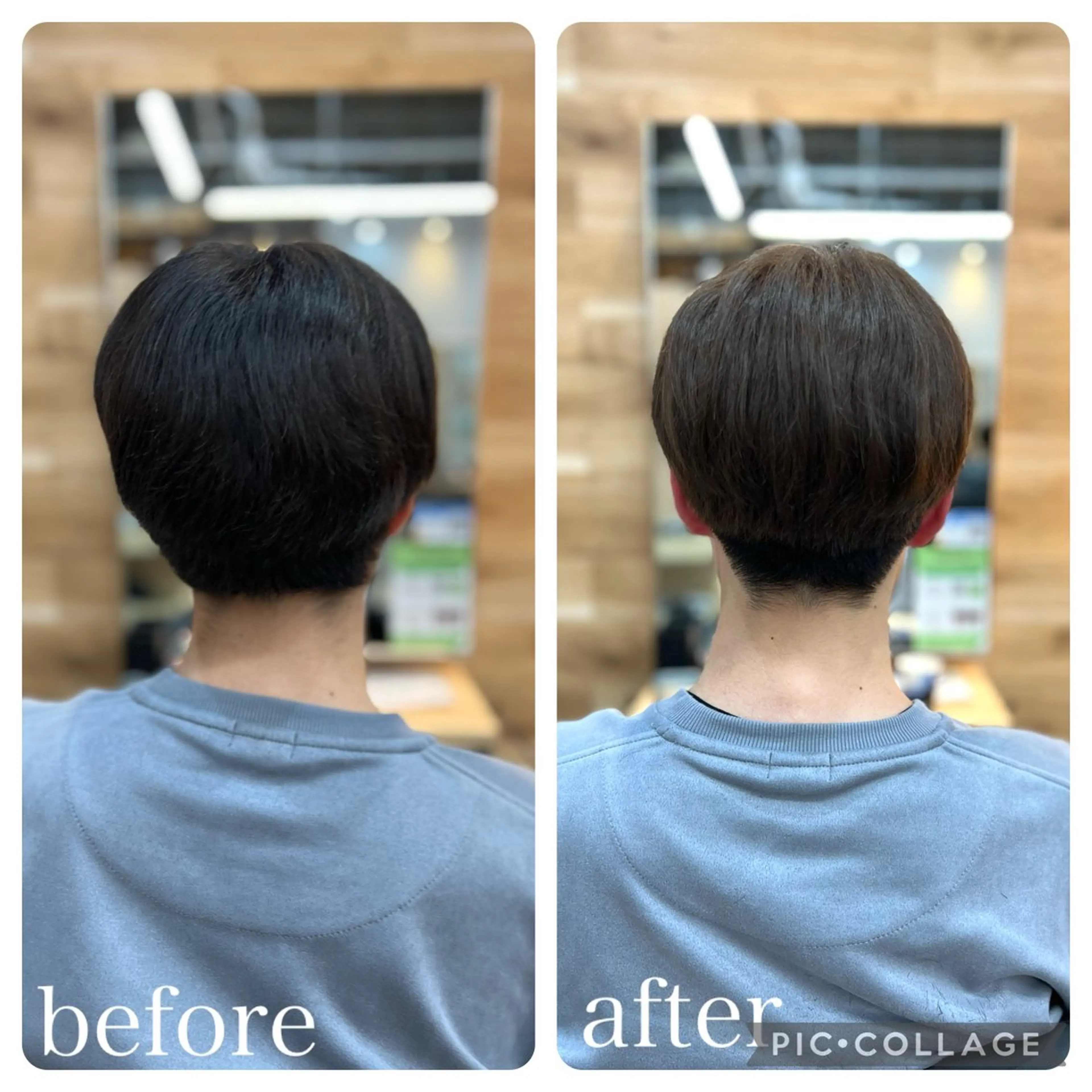 メンズ マッシュ カット ヘアカラー トリートメント Aguhair milo森山知幸のヘアスタイル