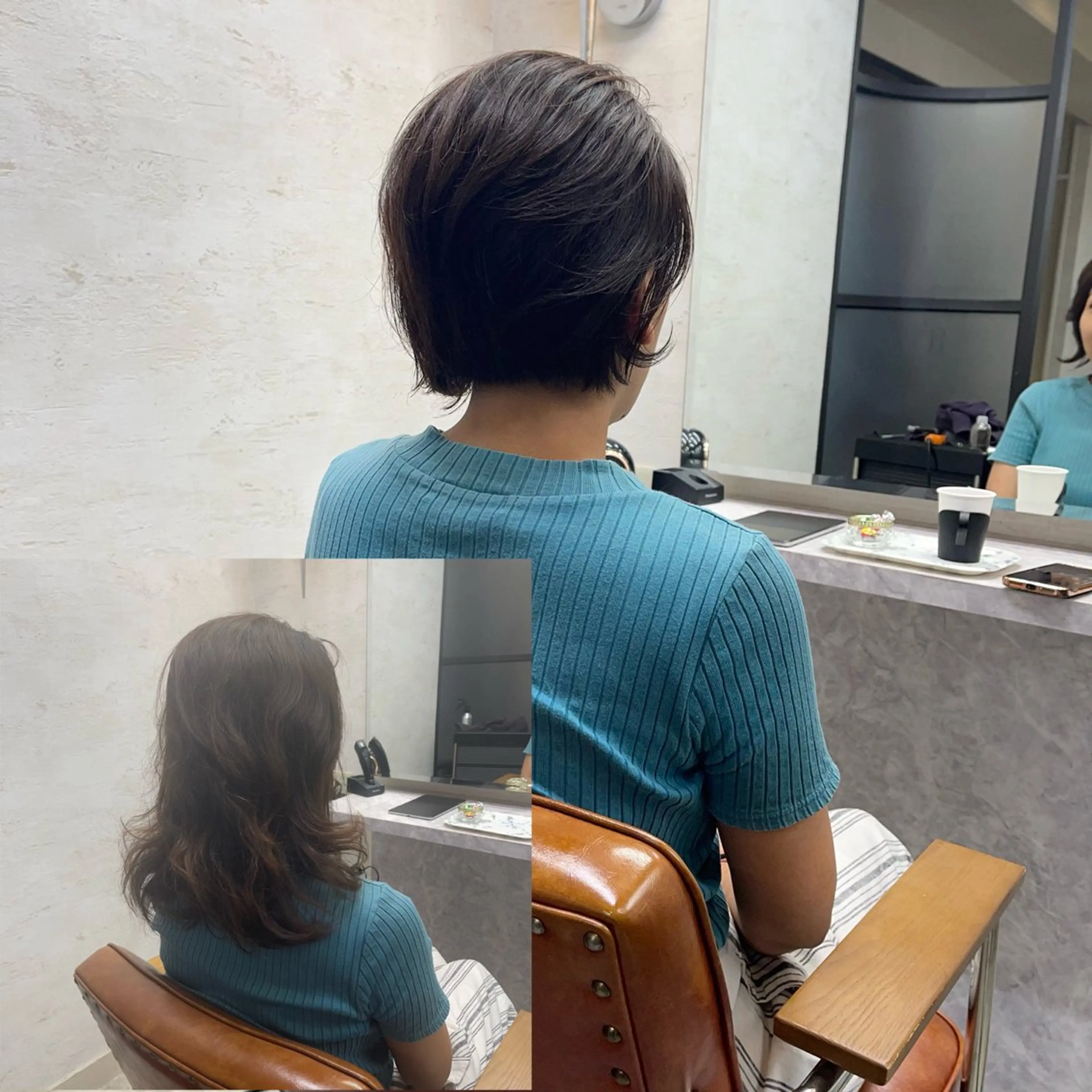 ショート カラー 黒崎 勝巳のヘアスタイル