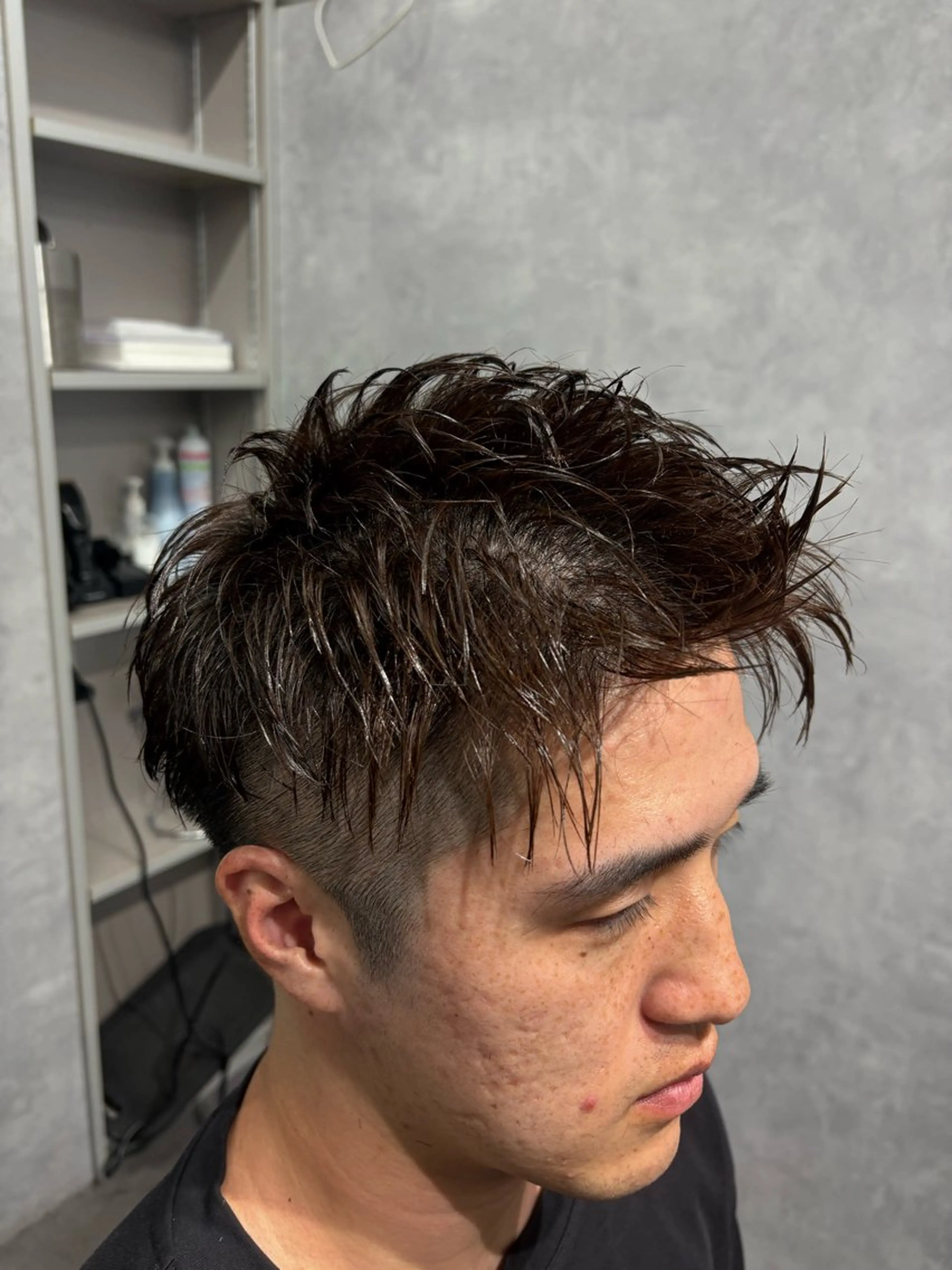 ショート メンズ カット 本間 颯太のヘアスタイル