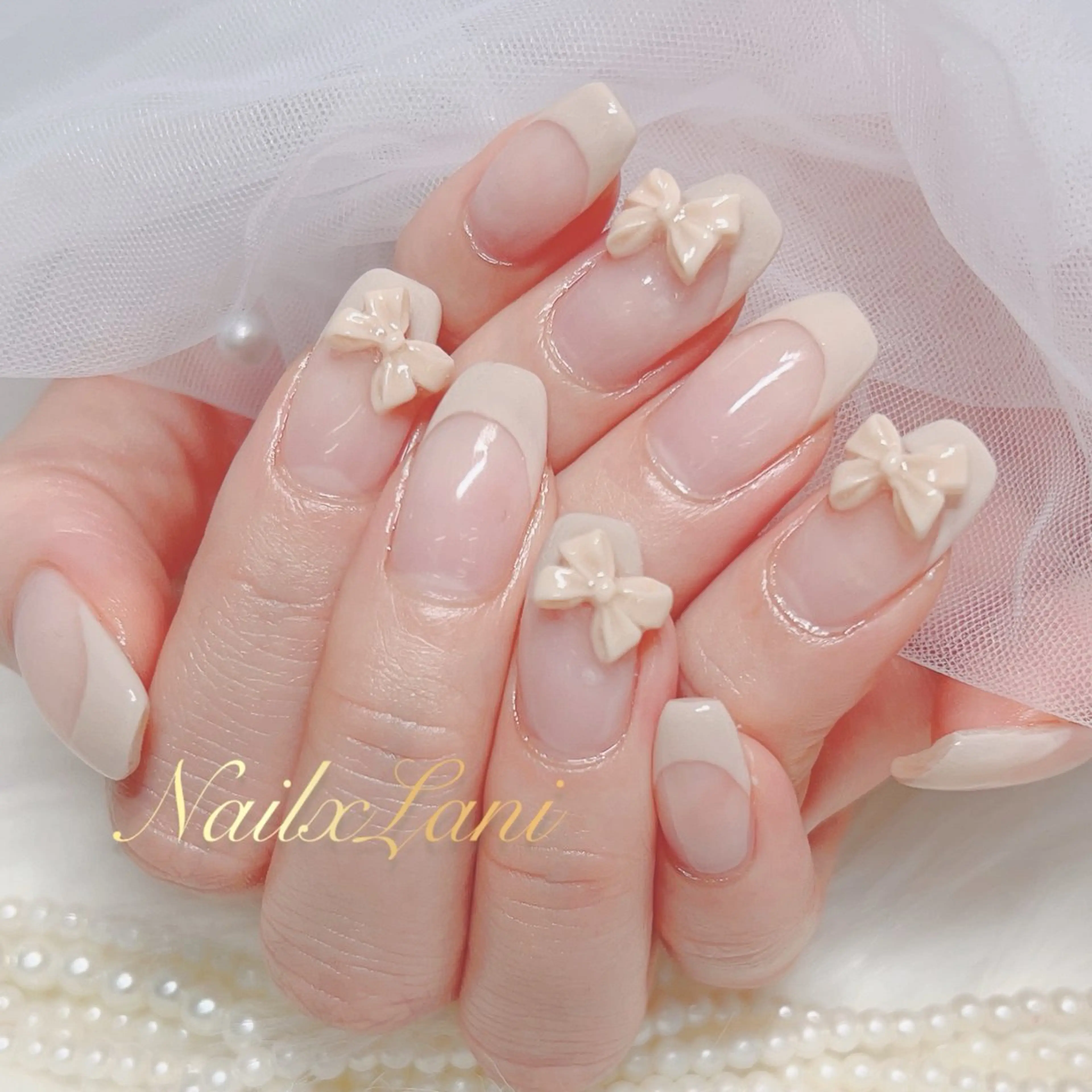 ネイル フットネイル ジェルネイル マグネットネイル パラジェル ネイルチップ Nail×Lani 深爪矯正対応◎のネイルデザイン