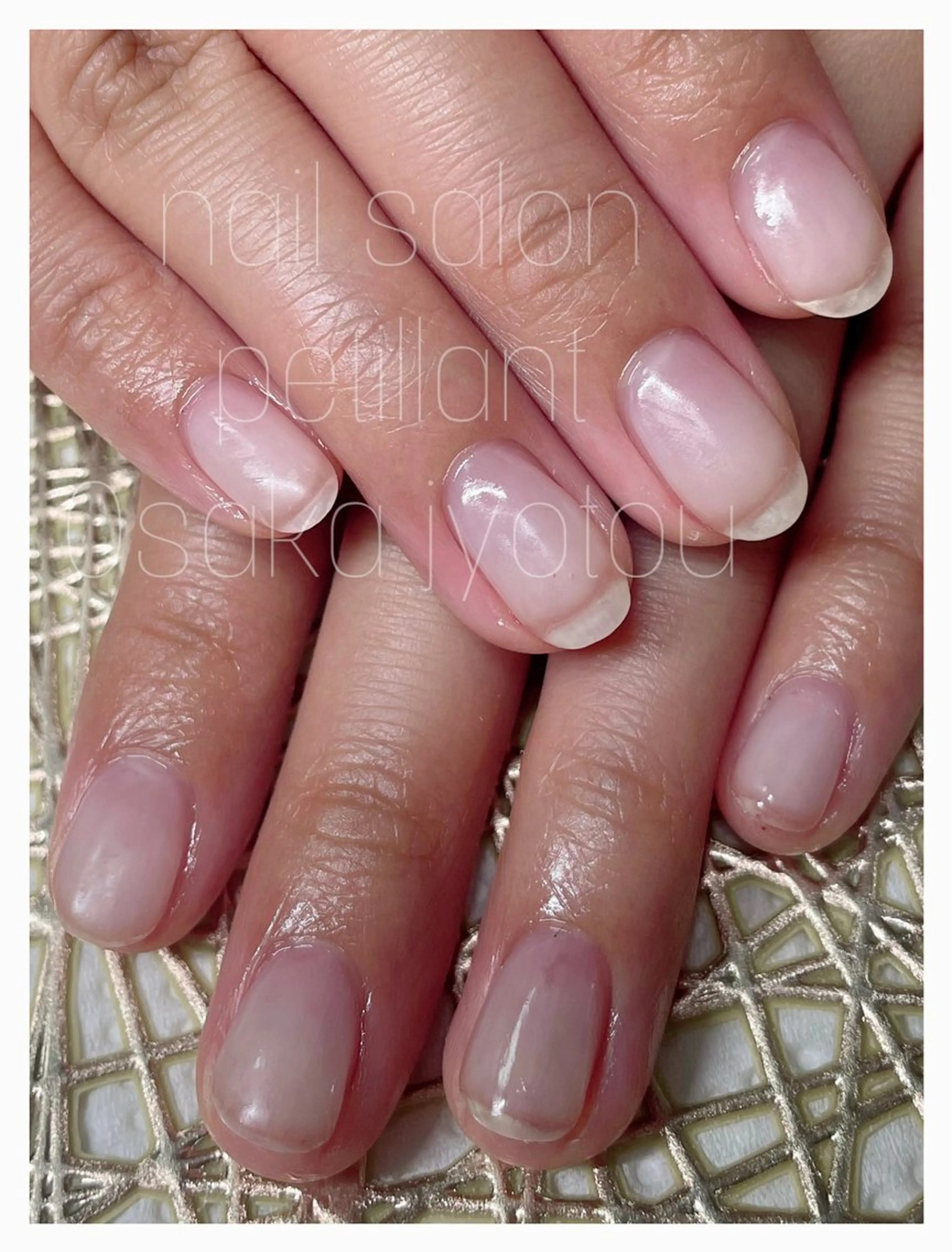 ネイル アートネイル クリアネイル ジェルネイル nail salon petillantのネイルデザイン