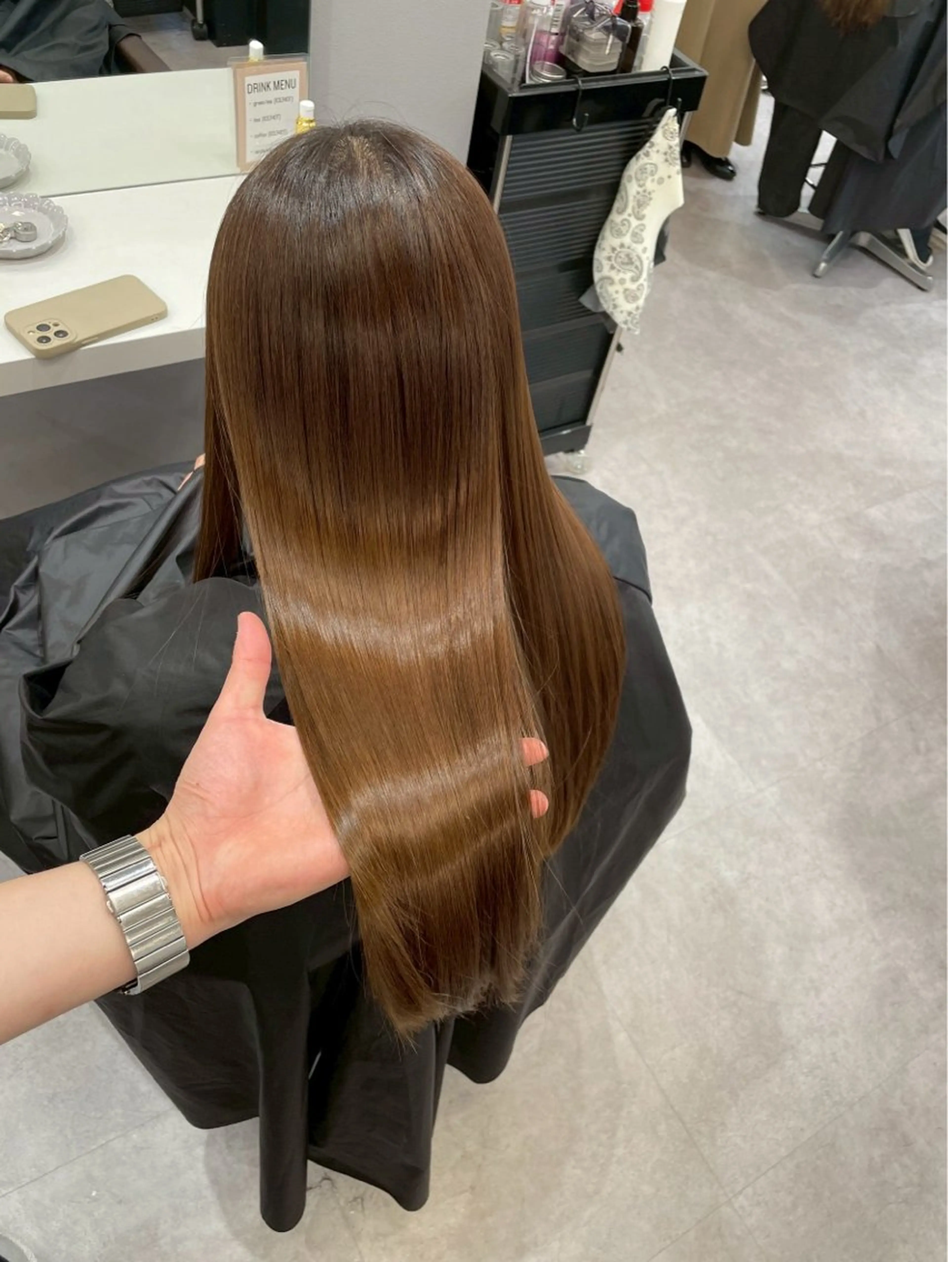 ロング 髪質改善 縮毛矯正 髪質改善/縮毛矯正 梅田茶屋町/西尾祐作のヘアスタイル