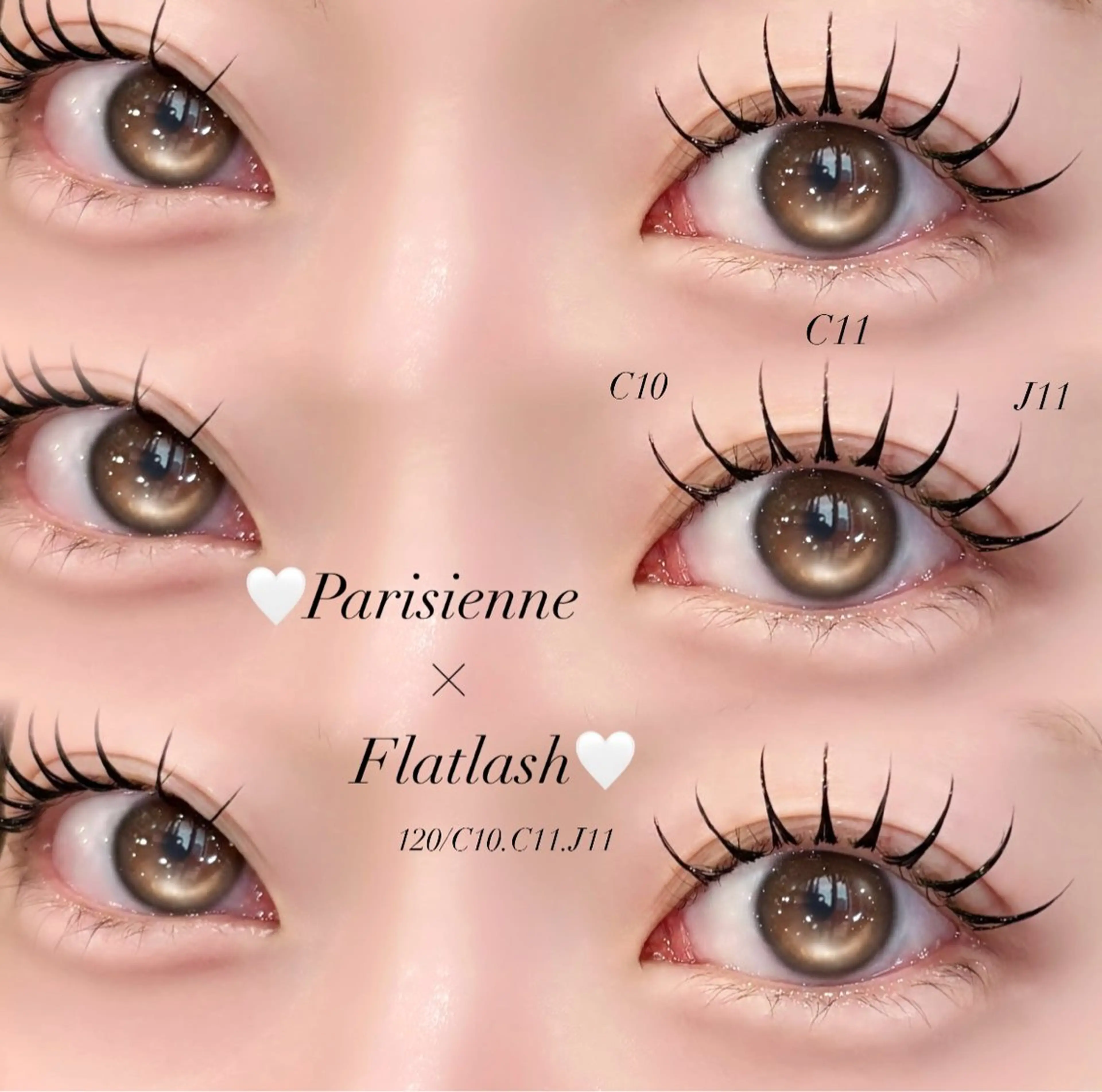 マツエク・マツパ フラットラッシュ マツエク OLIVIA GINZA 遠藤のマツエク・マツパデザイン