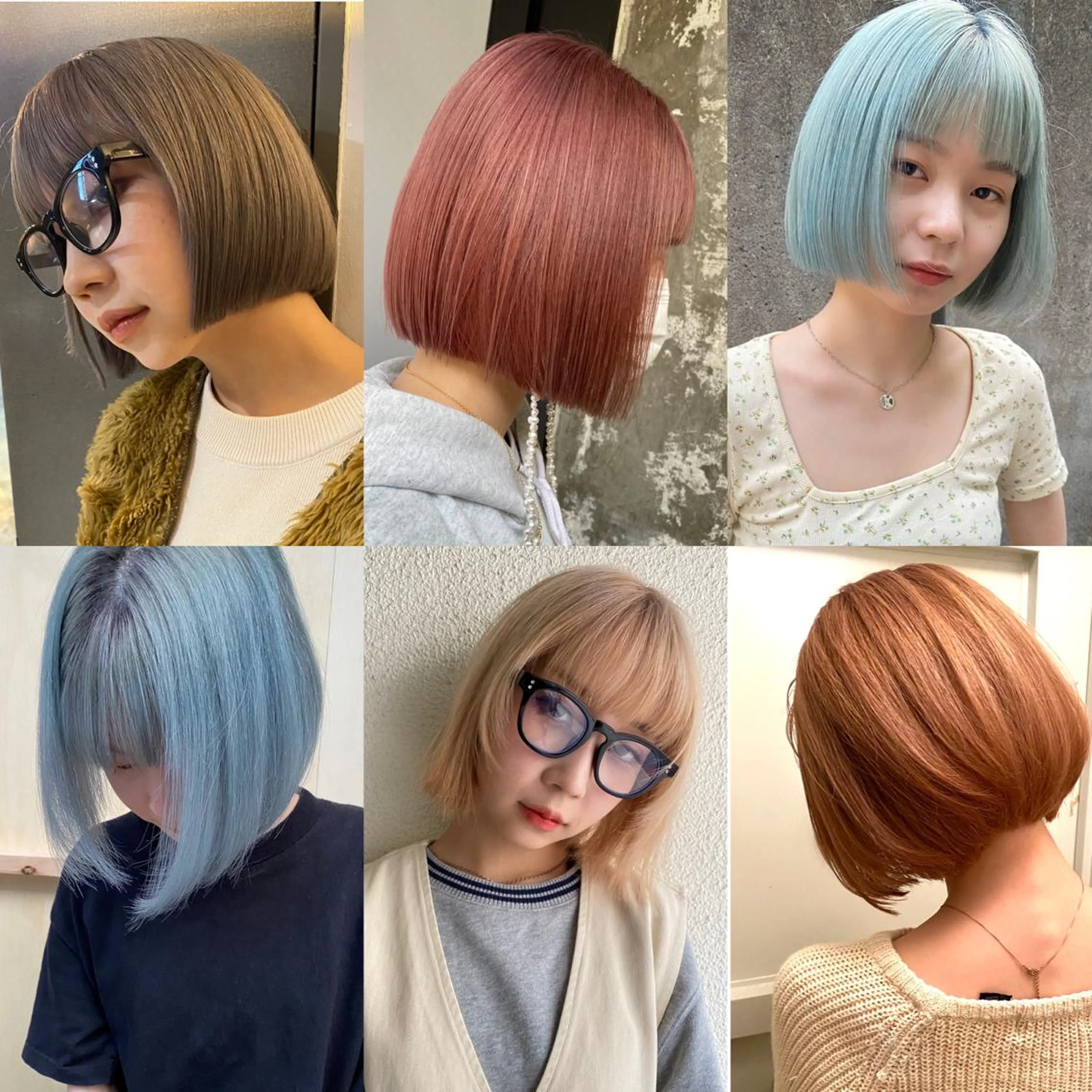 ショート カラー ハイトーンカラー ボブ カット Pia ツボイ ケイタのヘアスタイル
