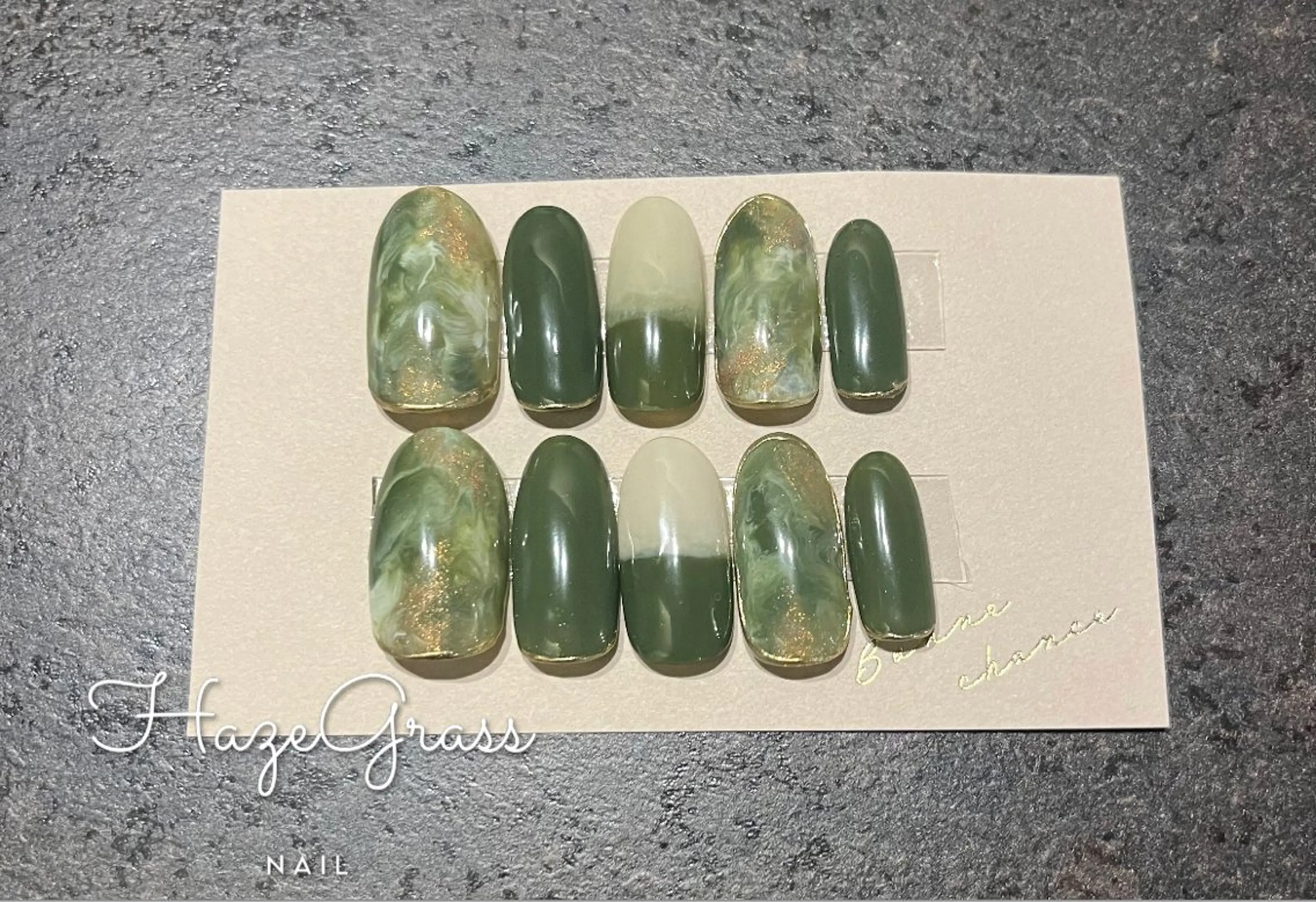 ネイル ネイルチップ ハンドネイル HazeGrass NAILのネイルデザイン