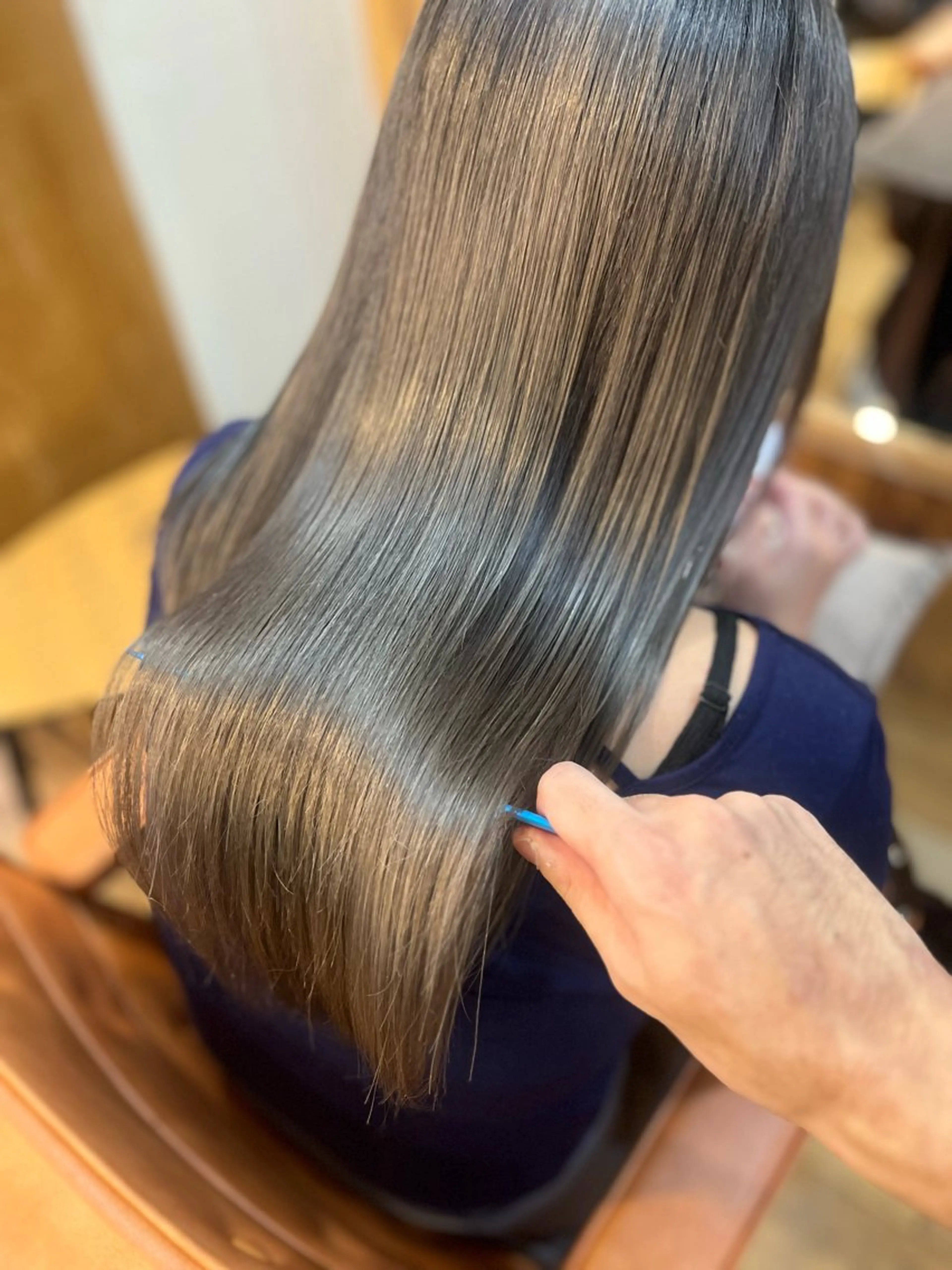 ロング ⚪️髪質改善 縮毛 店長 コウ⚪️のヘアスタイル