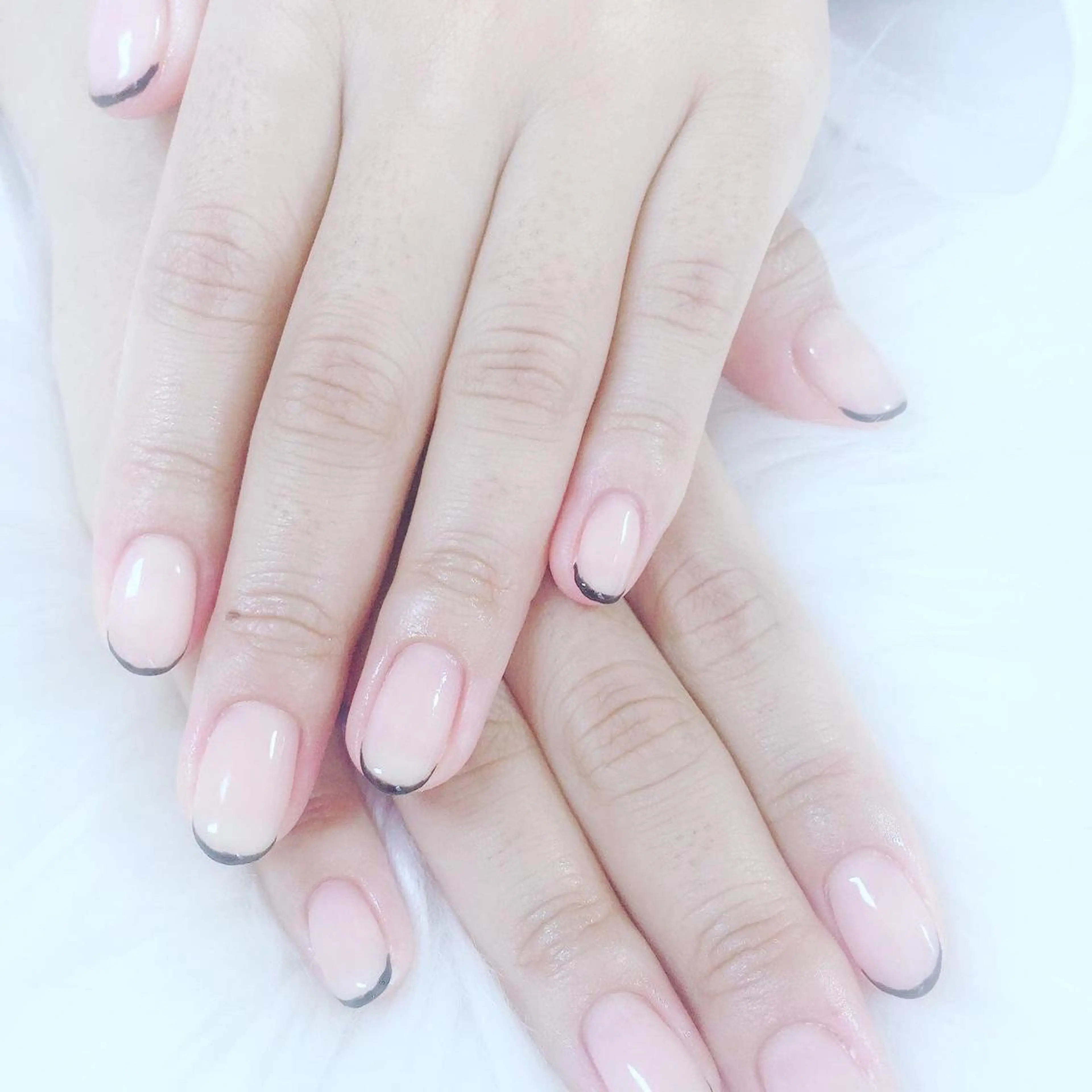 ネイル フレンチネイル ハンドネイル フットネイル miwa ミワのネイルデザイン